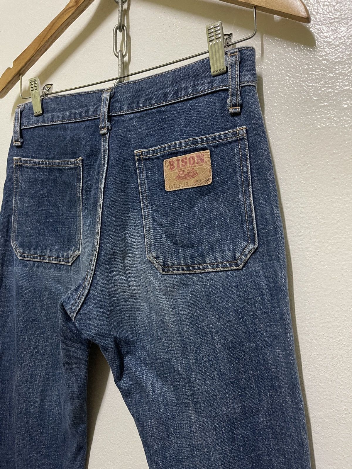 Japanese Brand × Vintage Bison Vintage Flare Boot Cut Jeans Size 27" / US 4 / IT 40 - 13 Thumbnail