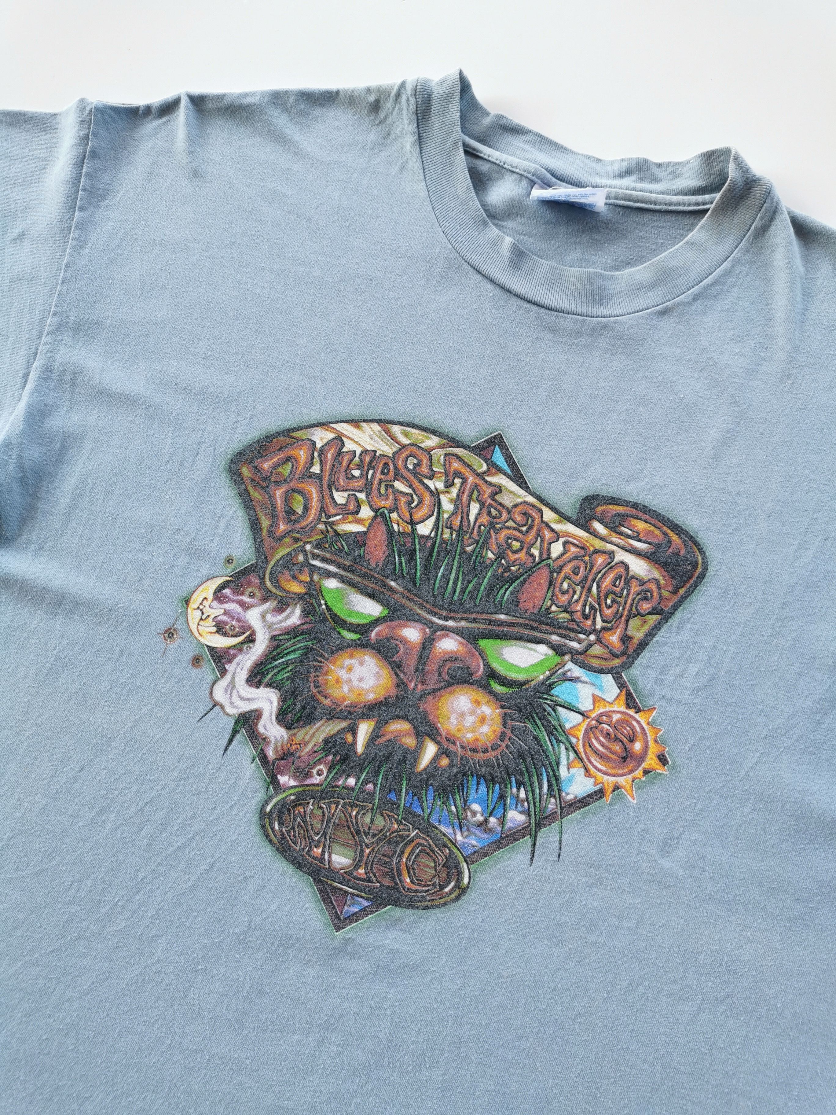Band Tees 1998 Blues Traveler Band Tour Vintage Tshirt Size US XL / EU 56 / 4 - 3 Thumbnail