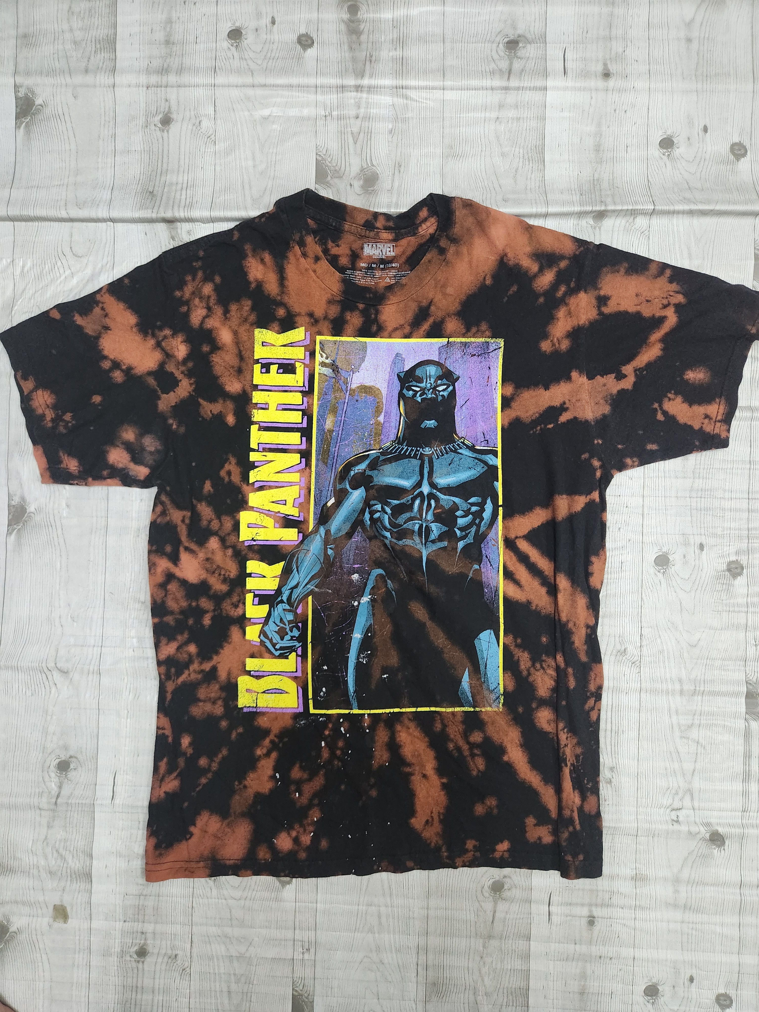 Cartoon Network × Marvel Comics Mad Engine Black Panter Marvel Comic Tye Dye Size US M / EU 48-50 / 2 - 2 Thumbnail