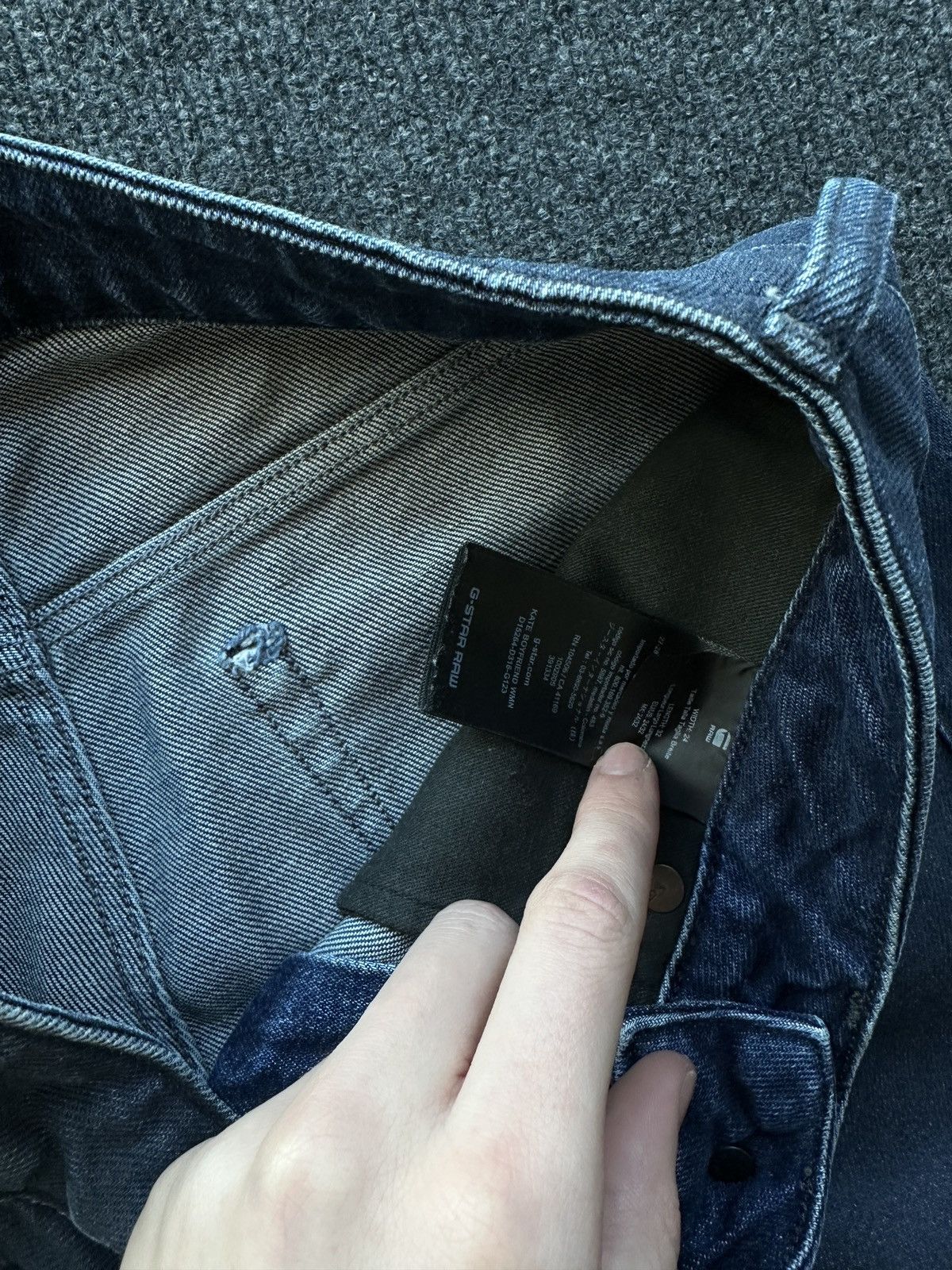 G-Star VNTG🚨G STAR RAW Jeans Washed Distressed Denim y2k Size 27" / US 4 / IT 40 - 6 Thumbnail