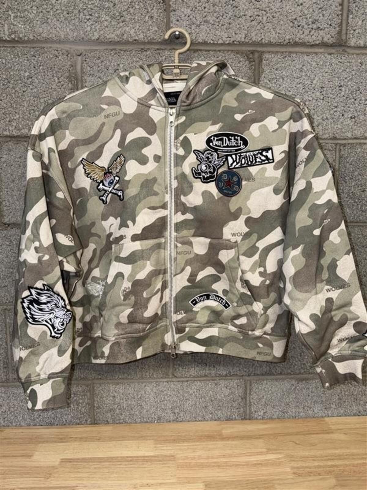 Von Dutch Von Dutch Darc Sport Camo Zip Hoodie XL Limited 675/1000 Size US XL / EU 56 / 4 - 2 Thumbnail
