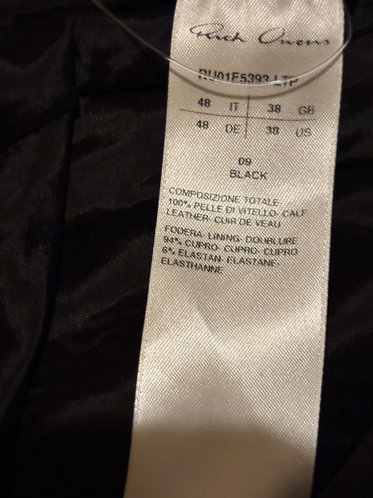 Rick Owens Drkshdw Rick Owens Tyrone Leather Jeans Brand New SS25 Size US 31 - 6 Thumbnail