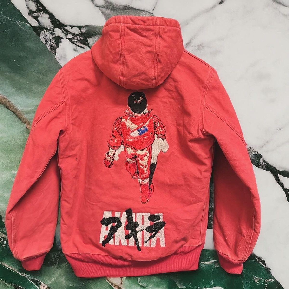 image of Red Akira Anime Coat Carhartt Super Dragon Ball Z, Men's (Size Small)