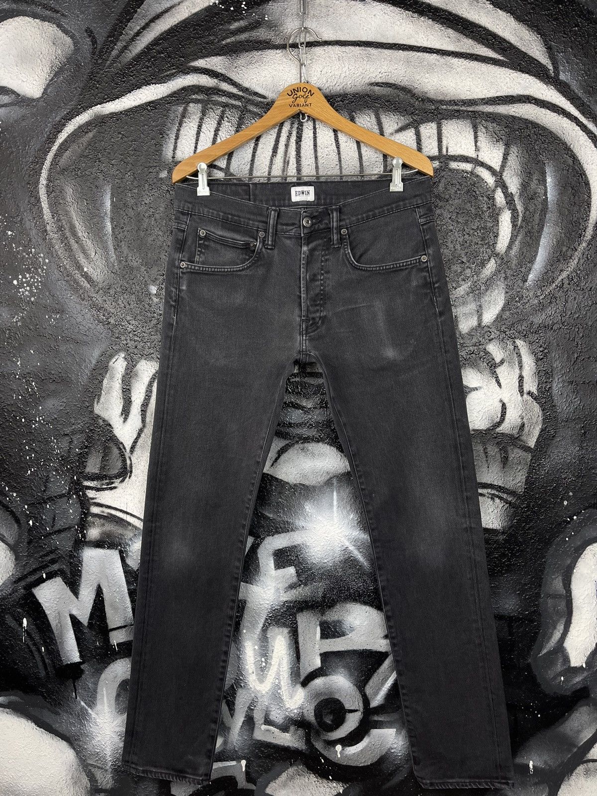 Edwin Edwin ED-55 Regular Tapered Grey Jeans Men’s Size 31x32 Size US 31 - 3 Thumbnail