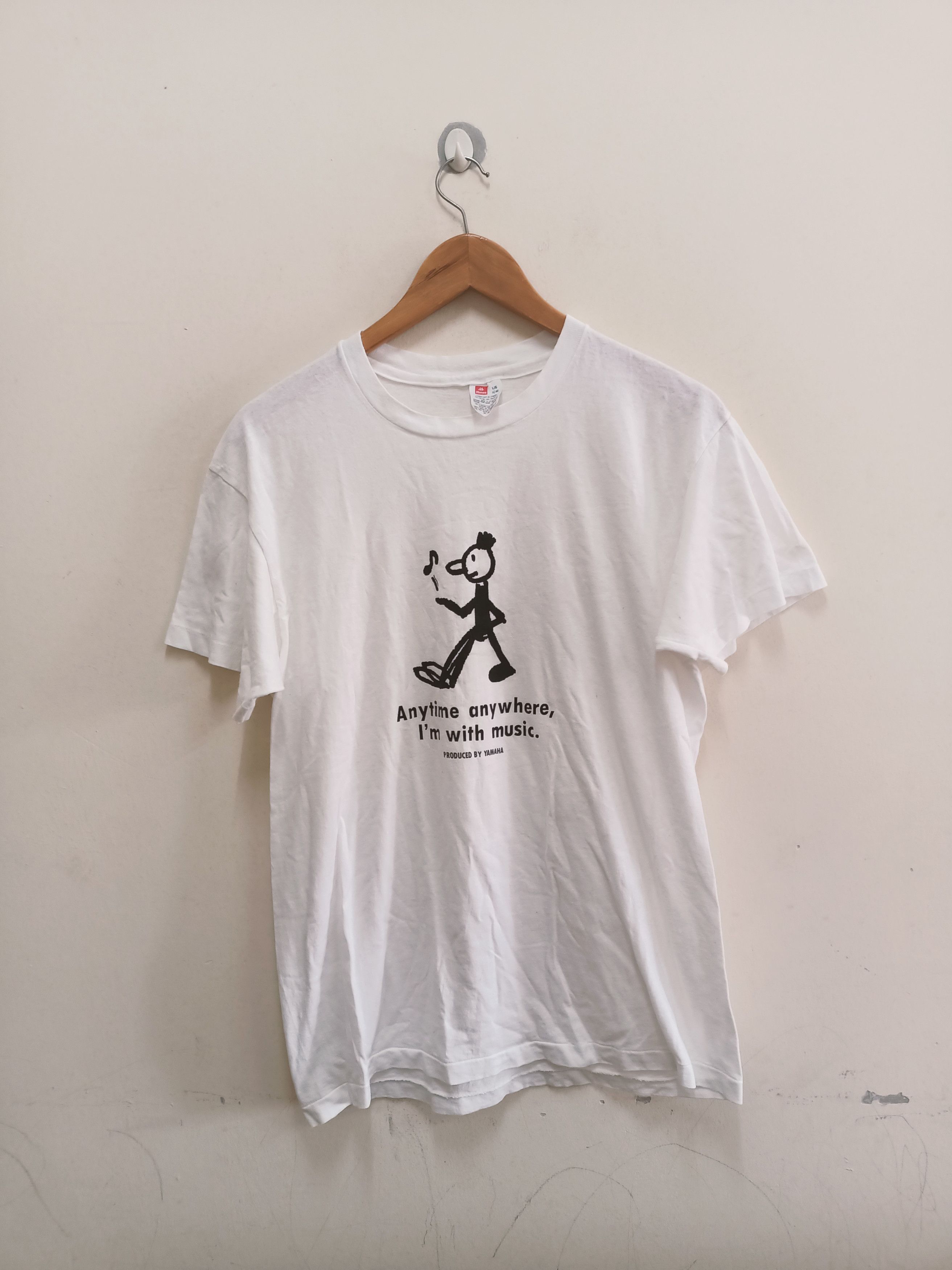 Hanes × Yamaha Vintage Yamaha Music t-shirt by Hanes Usa Size US L / EU 52-54 / 3 - 1 Thumbnail