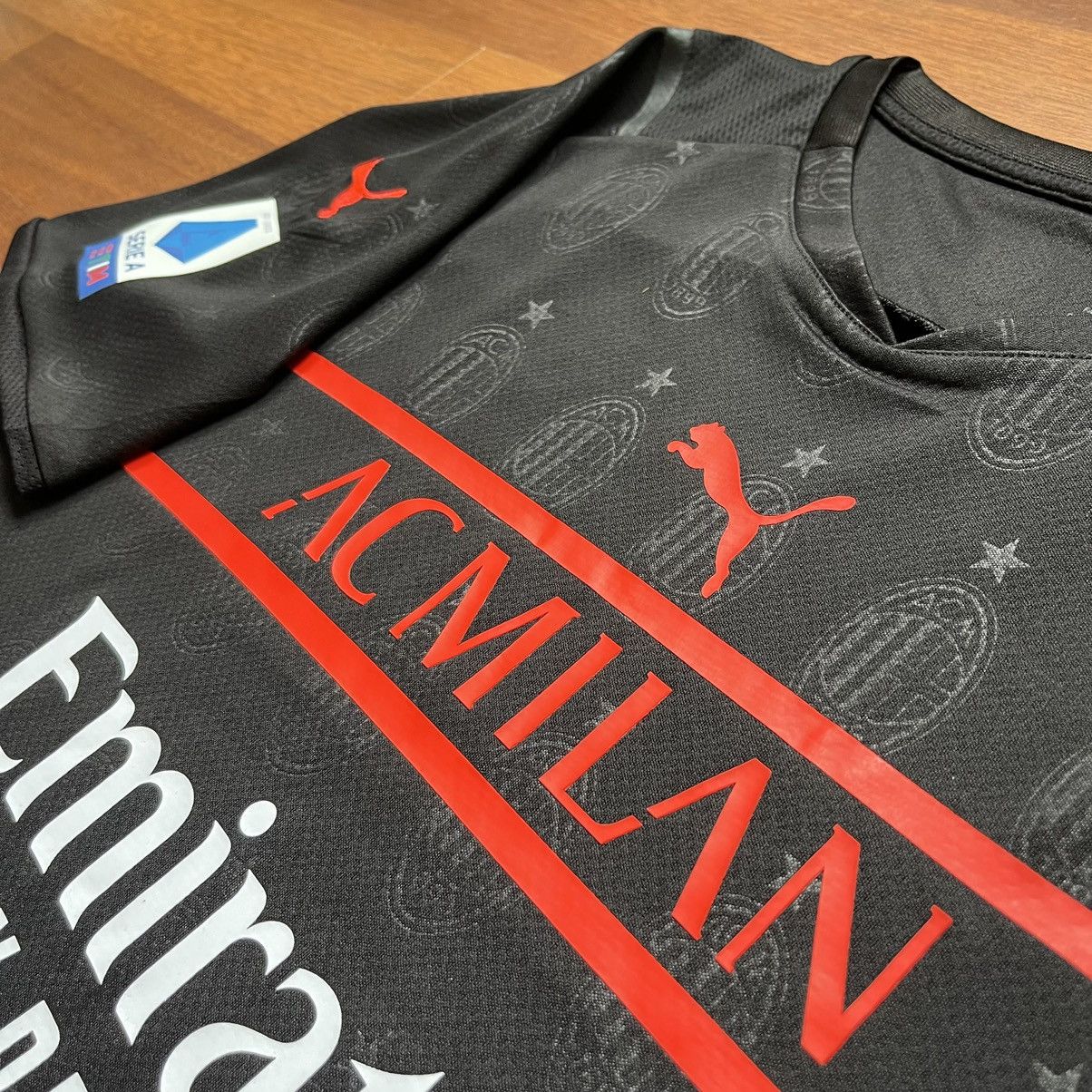Puma × Vintage NWT AC MILAN PUMA 2021/2022 FOOTBALL THIRD JERSEY #9 GIROUD Size US L / EU 52-54 / 3 - 10 Thumbnail