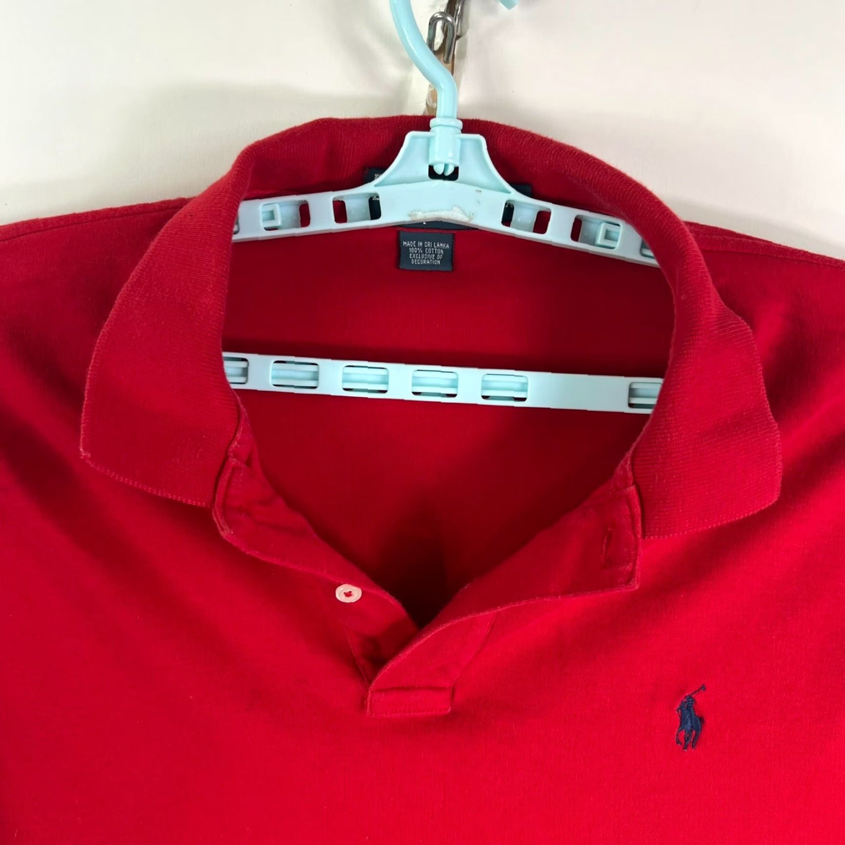 Ralph Lauren Polo Ralph Lauren Short Sleeve Polo Shirt Mens XL Red Size US XL / EU 56 / 4 - 3 Thumbnail