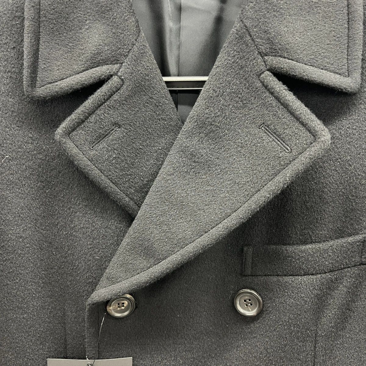 Comme des Garcons Homme Plus Coat Stand Collar Wool Cashmere Chester Size US S / EU 44-46 / 1 - 5 Thumbnail