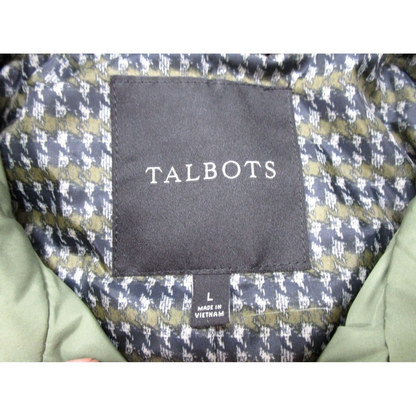 Talbots Talbots Diamond Quilted Jacket Full Zip Womens Size L Green Pockets Preppy Vintage: No Size L / US 10 / IT 46 - 2 Thumbnail