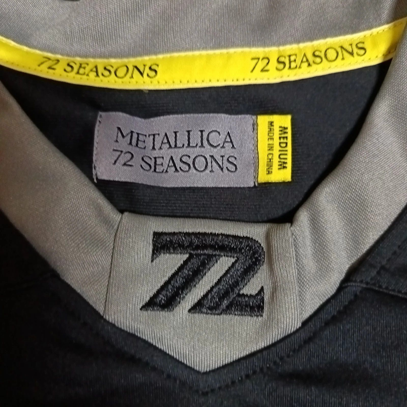 Band Tees Metallica 72 Seasons Metal Band Tour Football Jersey Size US M / EU 48-50 / 2 - 3 Thumbnail