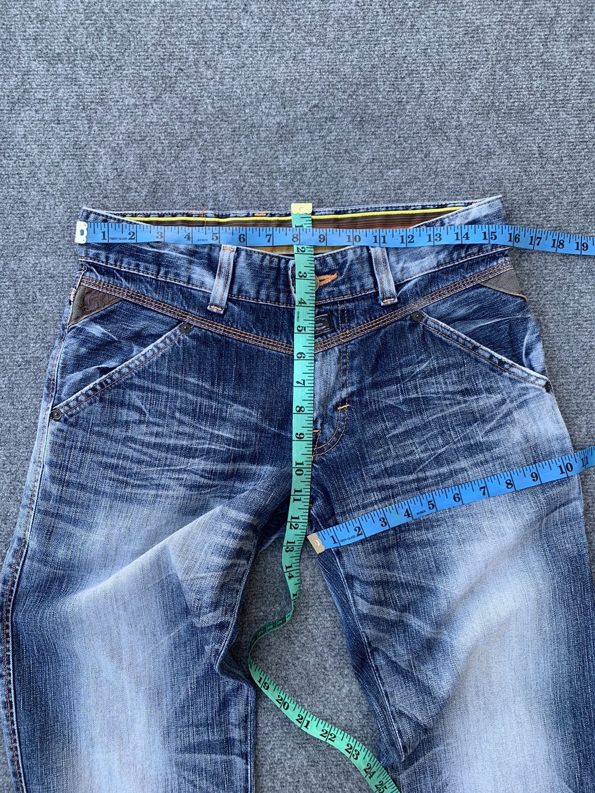 Edwin Edwin Blue Trip faded blue mud wash. Size US 31 - 6 Thumbnail