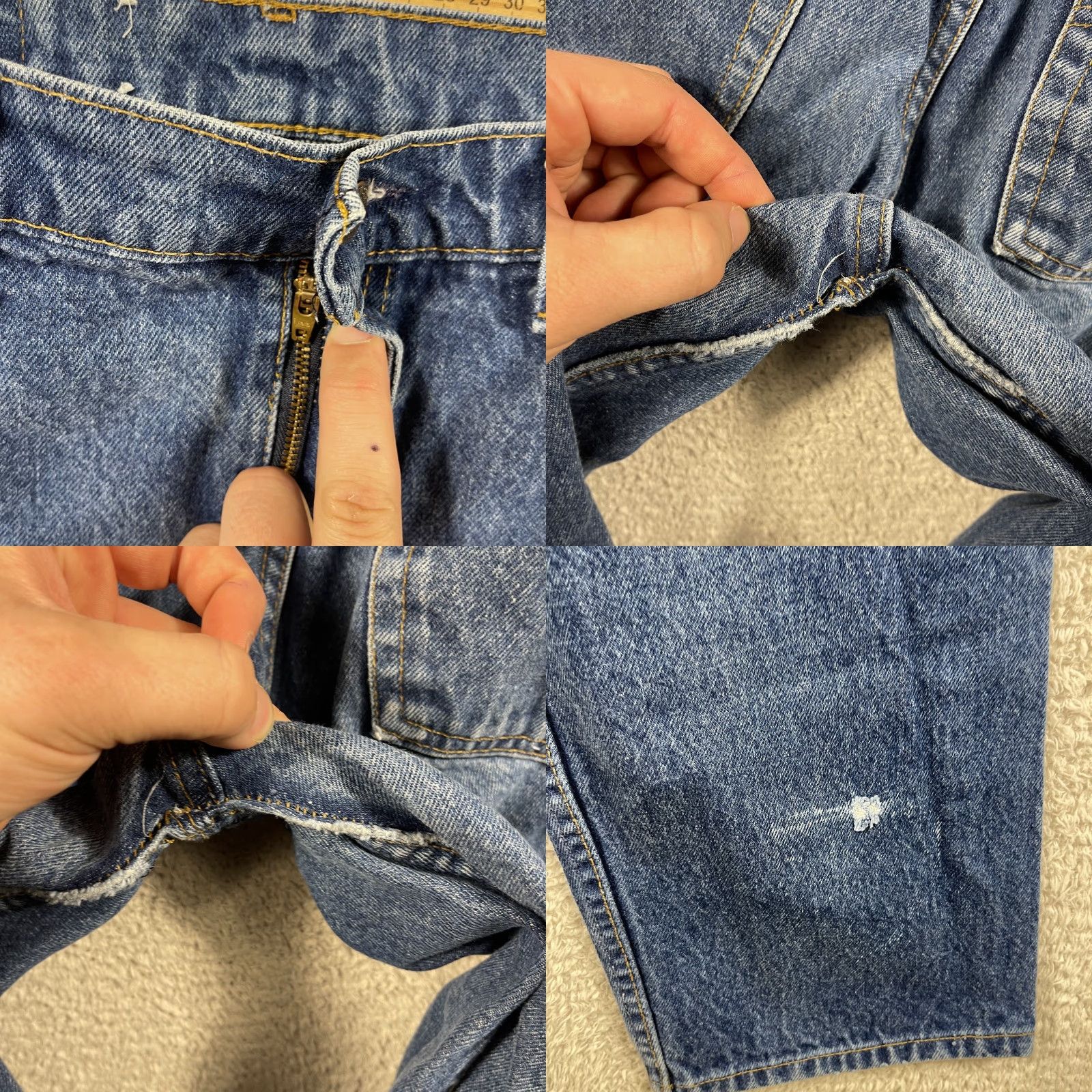 Levi's VINTAGE Levi's 505 Jeans Mens 36x30 Blue Faded 80s 90s USA Straight Leg Regular Mens Size US 36 / EU 52 - 9 Thumbnail