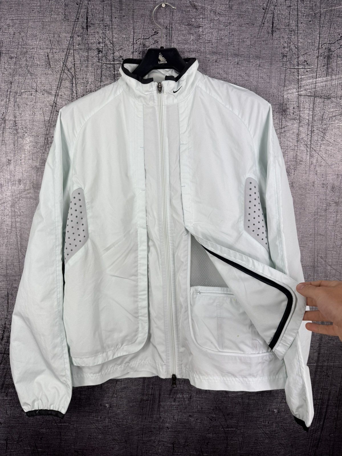 Nike Rare Vintage nike multi pocket transformer track jacket dril Size US M / EU 48-50 / 2 - 4 Thumbnail