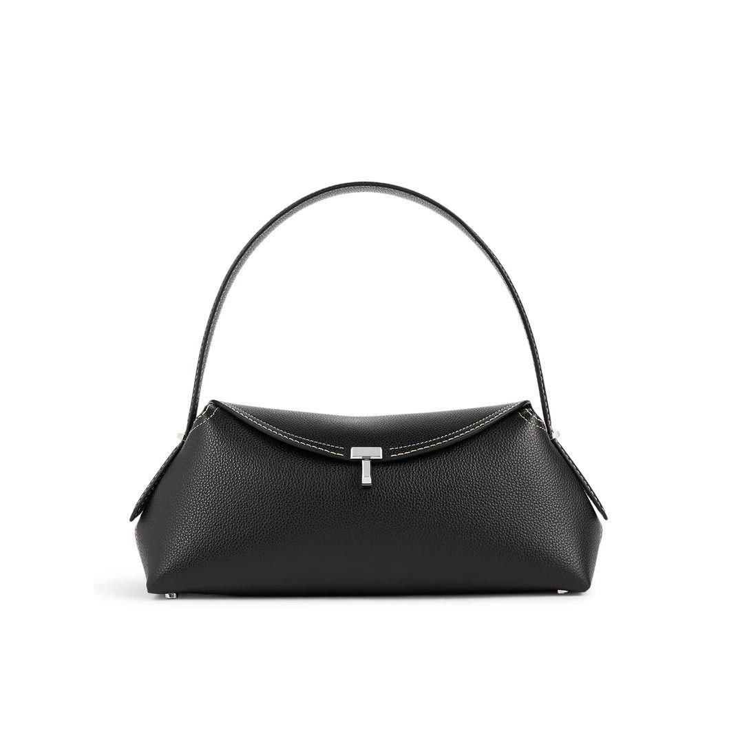 Toteme TOTEME T-lock Black Leather Top Handle Bag New & Authentic Size ONE SIZE - 1 Thumbnail