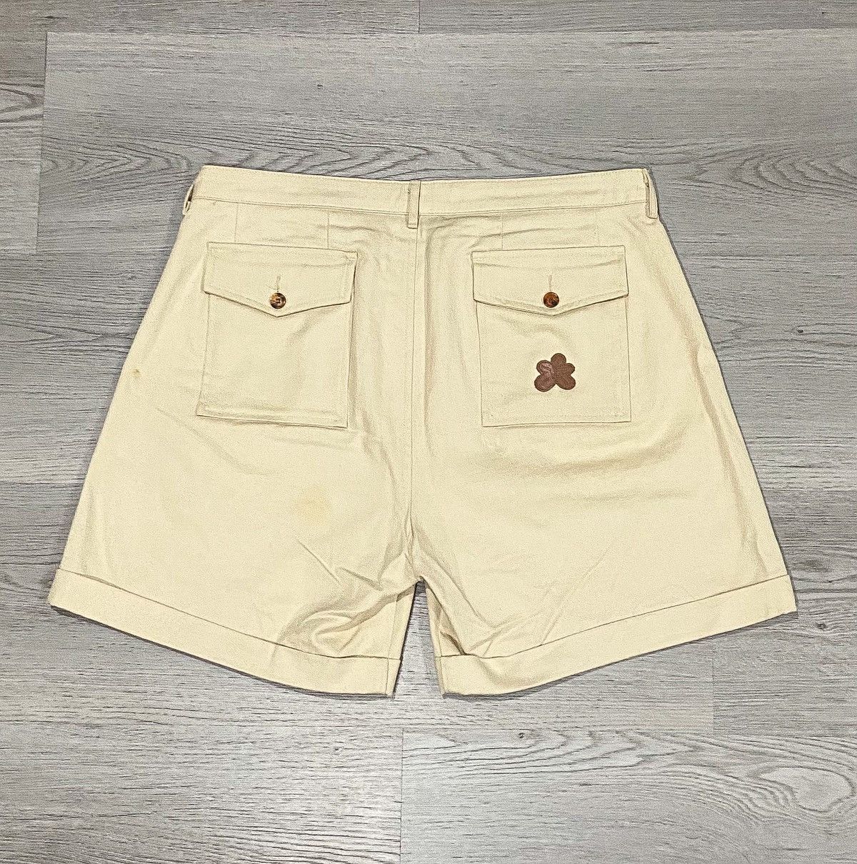 Golf le Fleur Golf Le Fleur Double Pleated Shorts Khaki Size US 34 / EU 50 - 5 Thumbnail