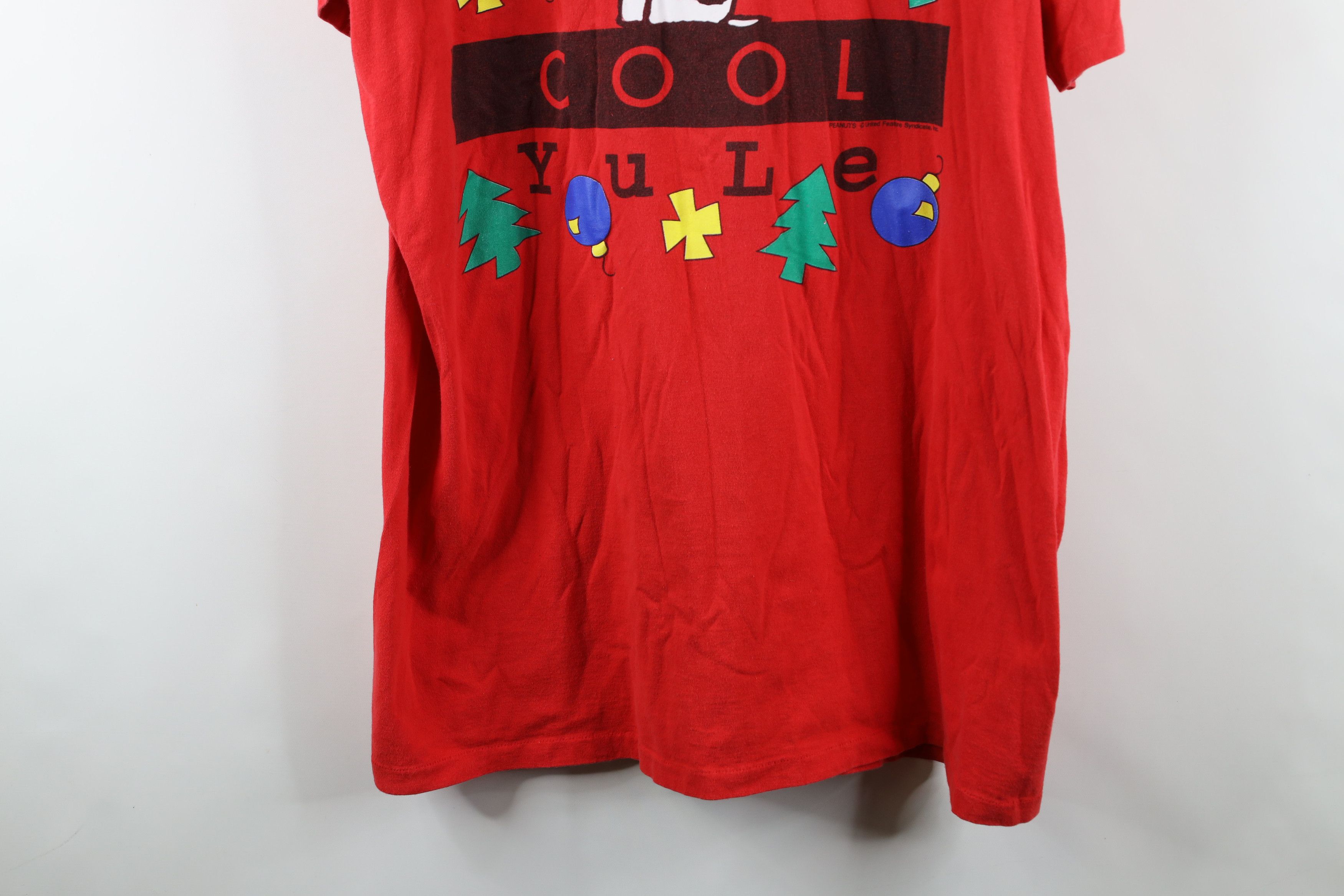 Vintage Vintage 90s Peanuts Charlie Brown Cool Snoopy Sleep T-Shirt Size US XXL / EU 58 / 5 - 3 Thumbnail