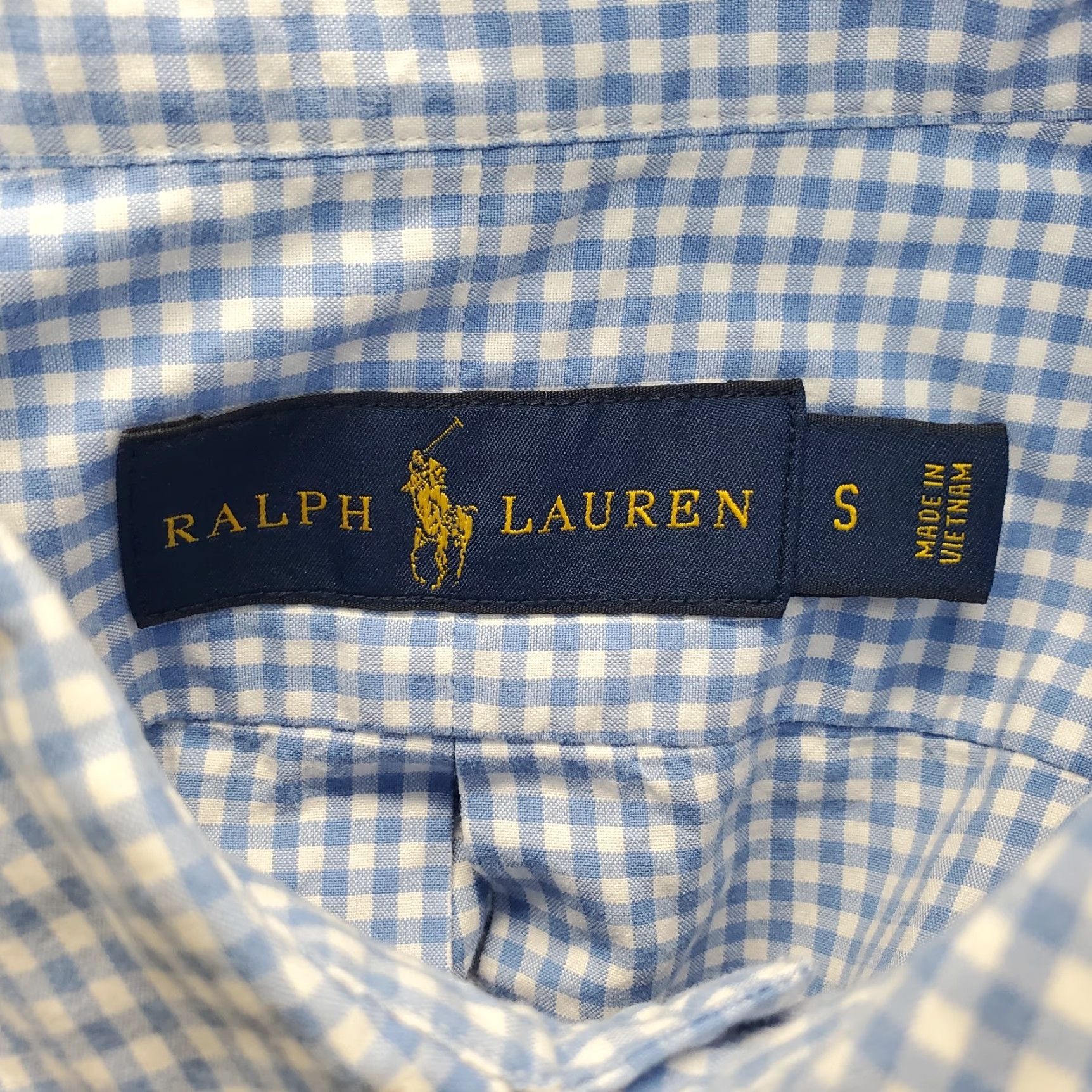 Ralph Lauren Ralph Lauren Golf Shirt Mens S Multicolor Gingham Short Sleeve Pony Logo Button-Down Shirt Mens Size S Size US S / EU 44-46 / 1 - 6 Thumbnail