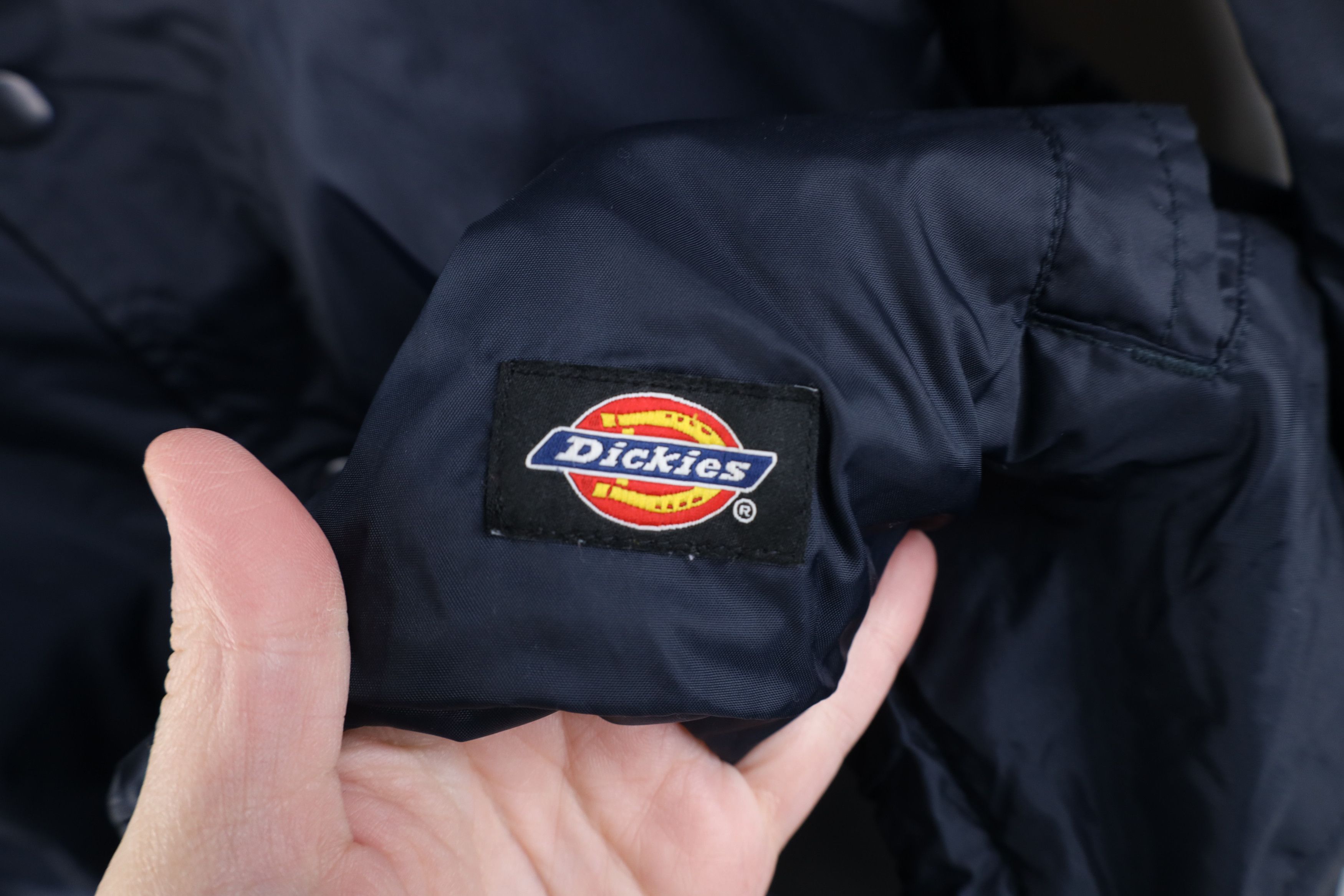 Dickies Vintage Dickies Coach Coaches Windbreaker Jacket Navy Blue Size US M / EU 48-50 / 2 - 4 Thumbnail