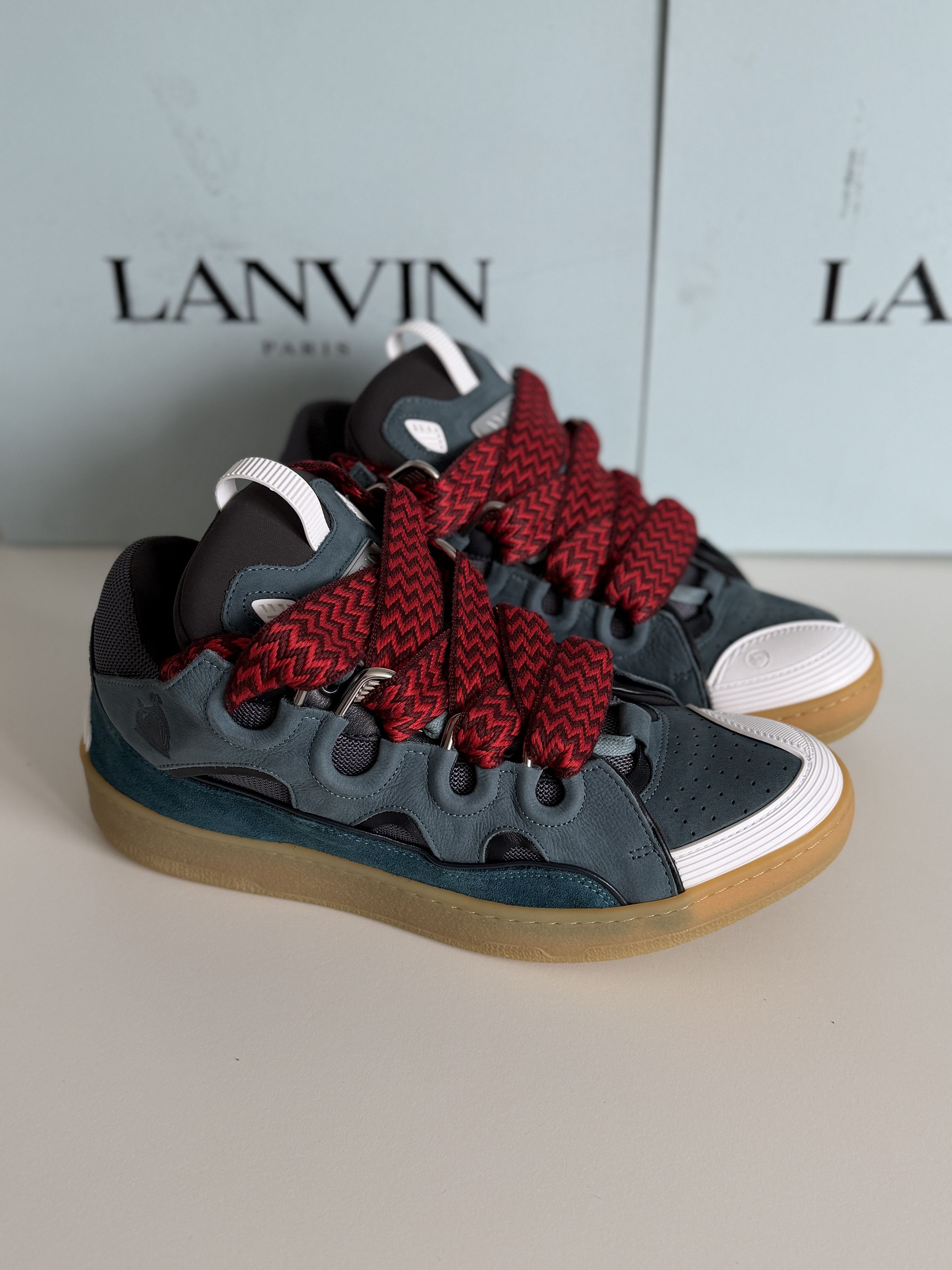 Lanvin Lanvin Curb Sneakers Size US 12 / EU 45 - 1 Thumbnail