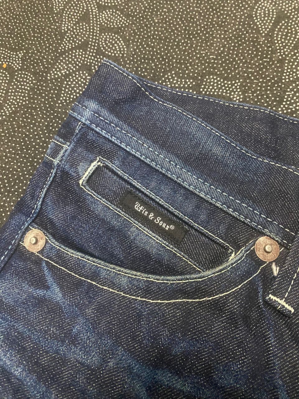 If Six Was Nine 💥FLARE💥DELAY by UFIN & SON DISTRESSED DENIM Size US 30 / EU 46 - 13 Thumbnail