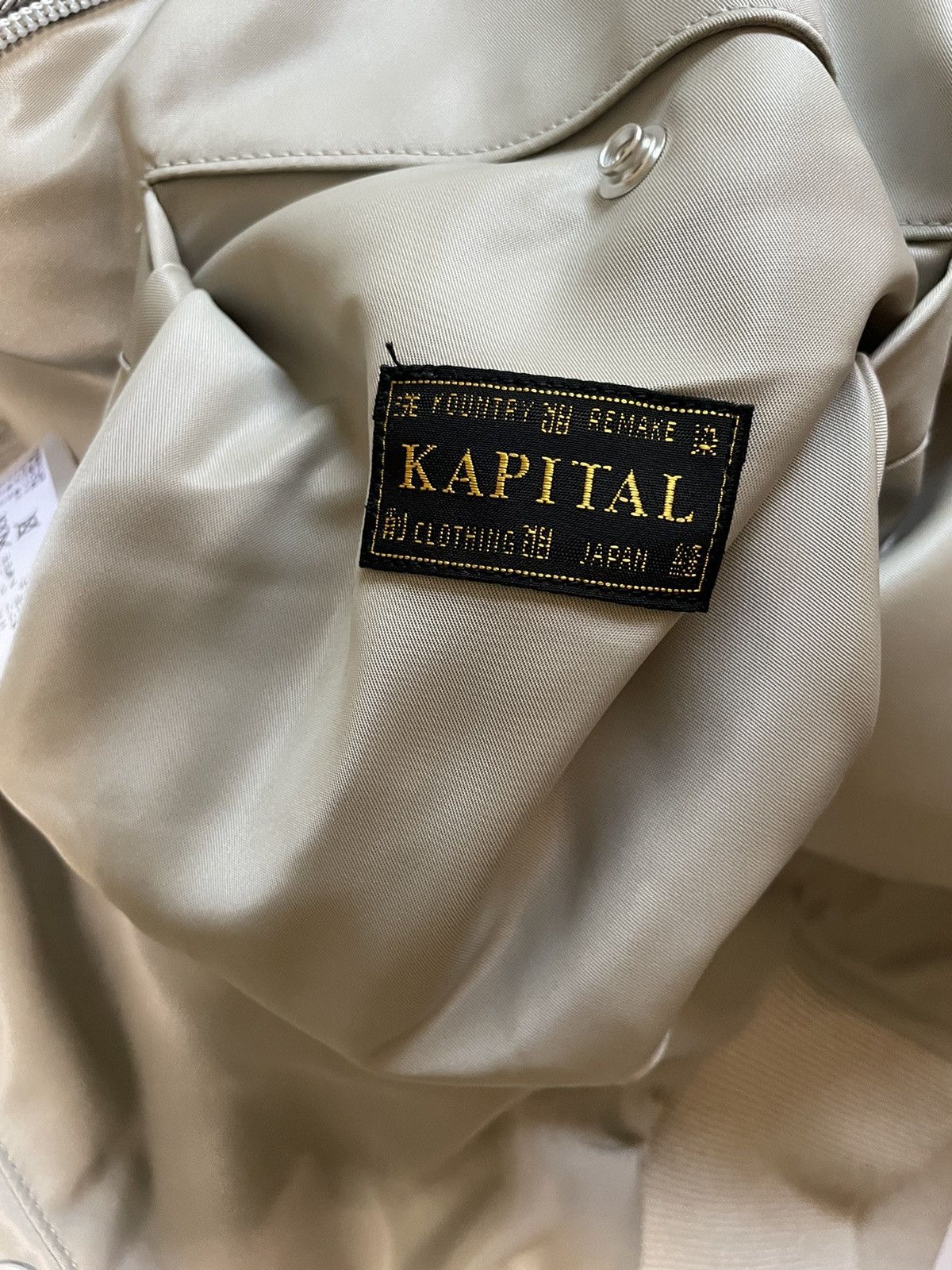 Kapital Kapital Cracked Leather Pillow Bomber Size US M / EU 48-50 / 2 - 7 Thumbnail
