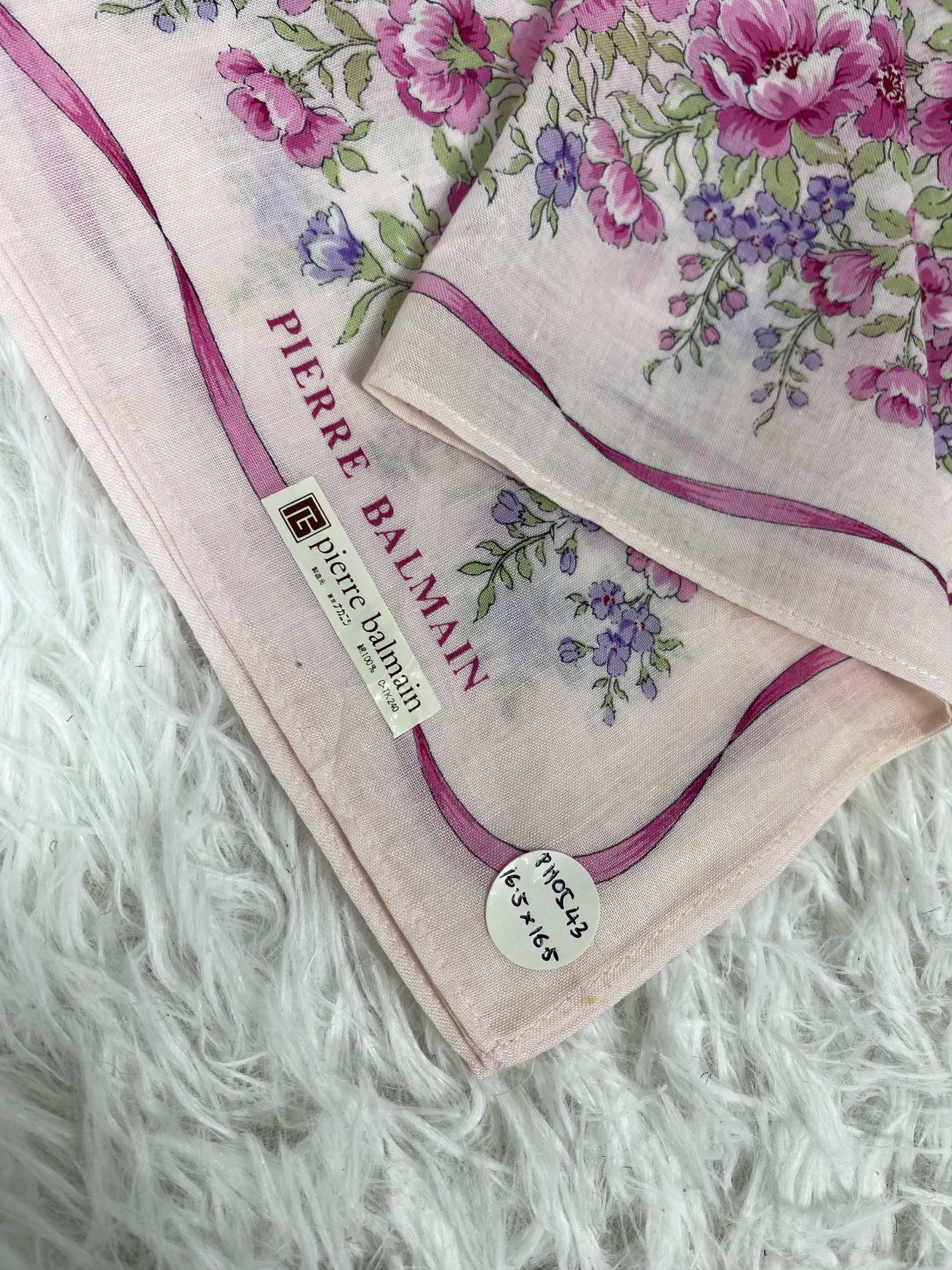 Pierre Balmain Vintage Pierre Balmain Handkerchief Neckerchief PH0543 Size ONE SIZE - 2 Thumbnail