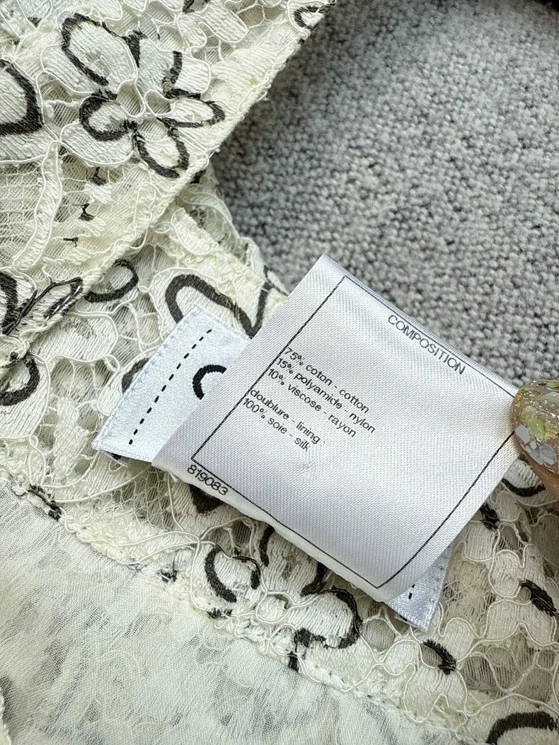 Chanel Chanel Seoul series beige hollow flower lace dress Size XS / US 0-2 / IT 36-38 - 7 Thumbnail