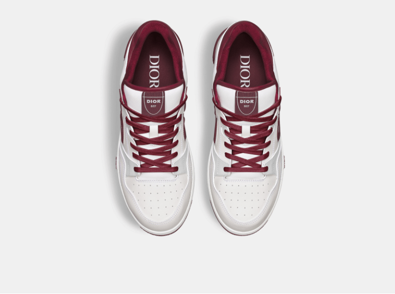 Dior o1w1db10426 3SN318 Low-Top Sneakers in White/Red Size US 7 / EU 40 - 3 Thumbnail