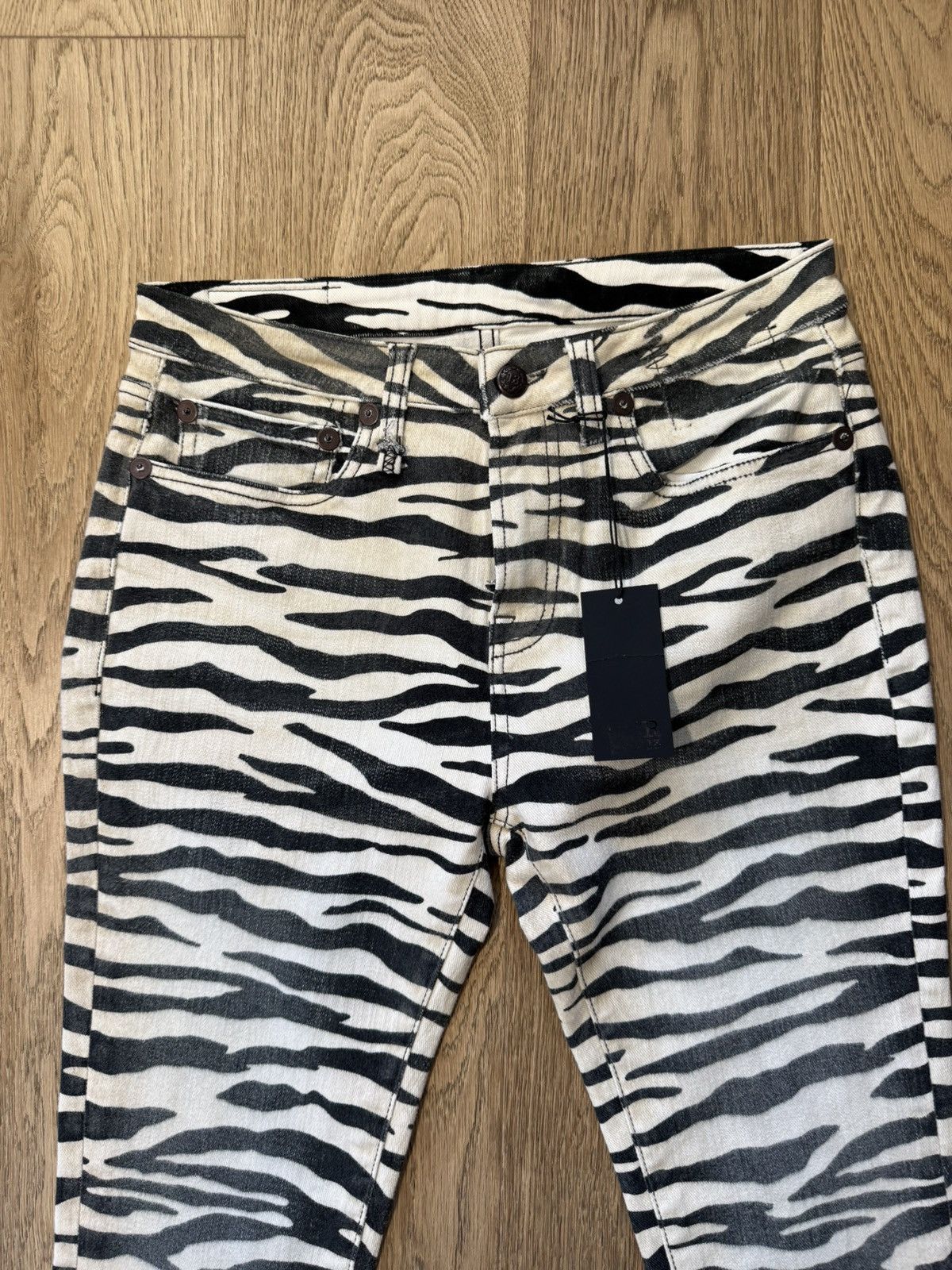 R13 R13 zebra print jeans Size 27" / US 4 / IT 40 - 3 Thumbnail