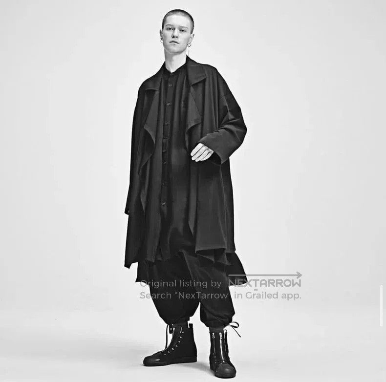 Yohji Yamamoto Yohji Yamamoto size os Mid-length trench coat Size US M / EU 48-50 / 2 - 9 Thumbnail