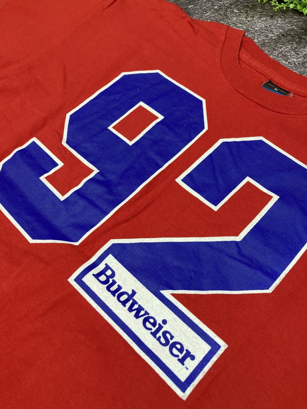 Budweiser 90's VINTAGE BUDWEISER 92 BEER TEE TSHIRT RED Size US XL / EU 56 / 4 - 4 Thumbnail