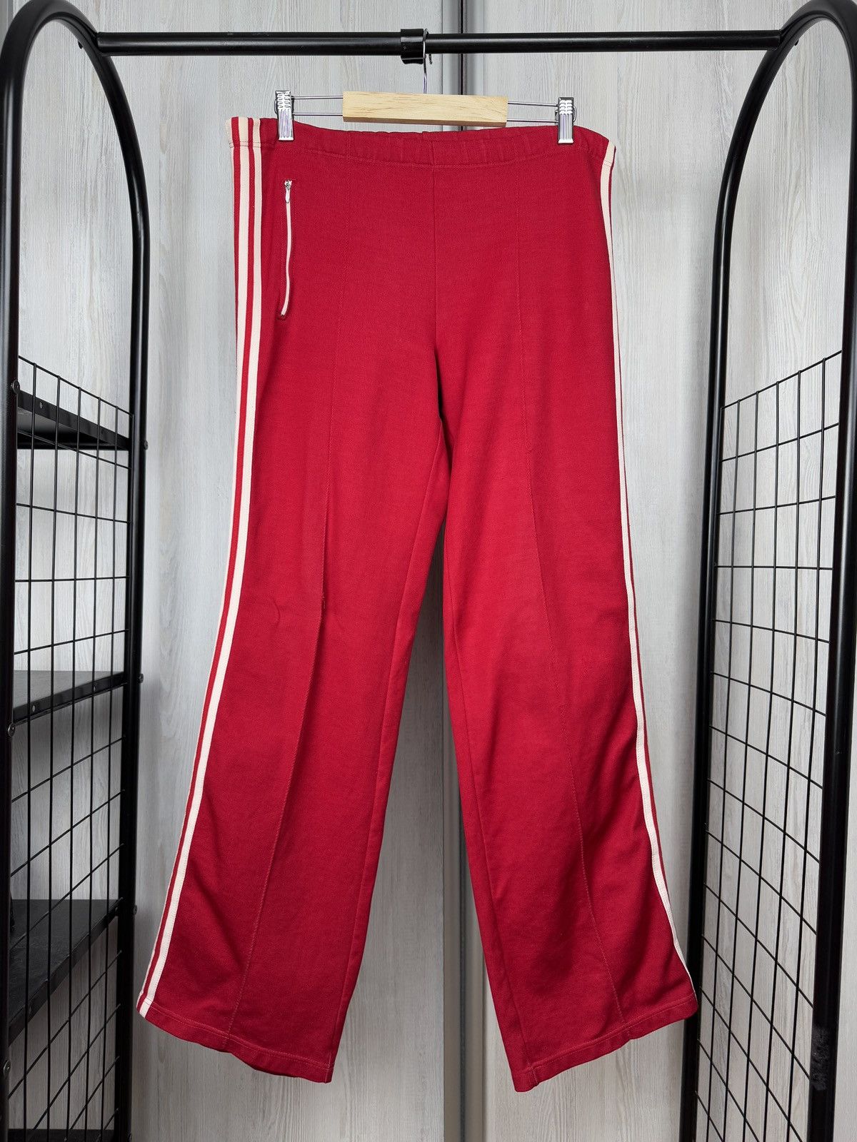 Adidas Adidas Originals Vintage 80s Red Track Suit Jacket Pants Size US XS / EU 42 / 0 - 11 Thumbnail