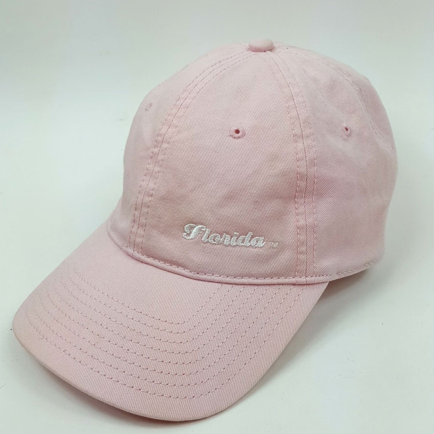 Pinko VINTAGE The Game Florida Pink Cotton Snapback Hat Baseball Cap Relaxed Sports Retro Hats Size ONE SIZE - 3 Thumbnail
