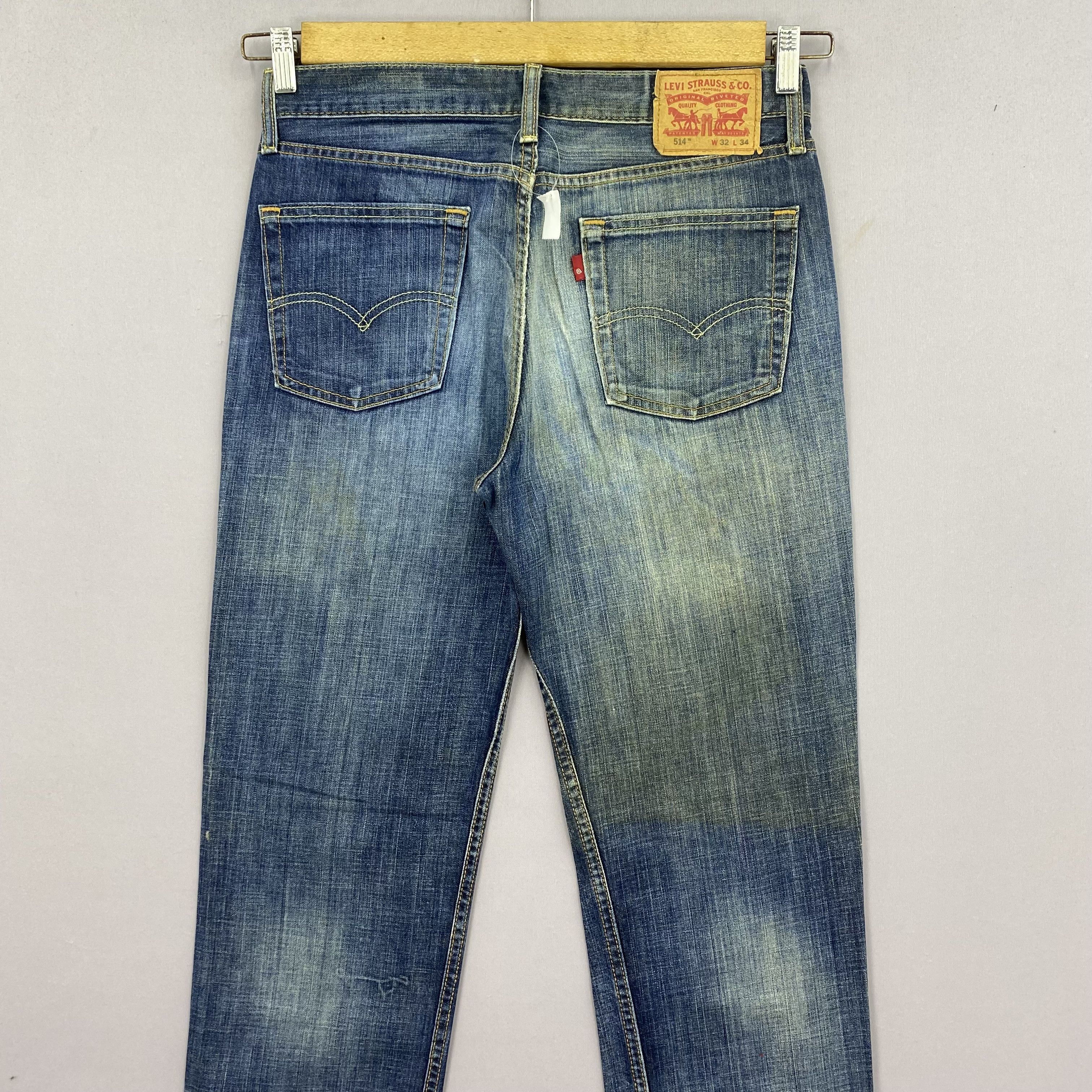 Levi's Vintage Y2K Levis Faded Jeans Light Blue Wash Denim BS47151 Size US 32 / EU 48 - 4 Thumbnail