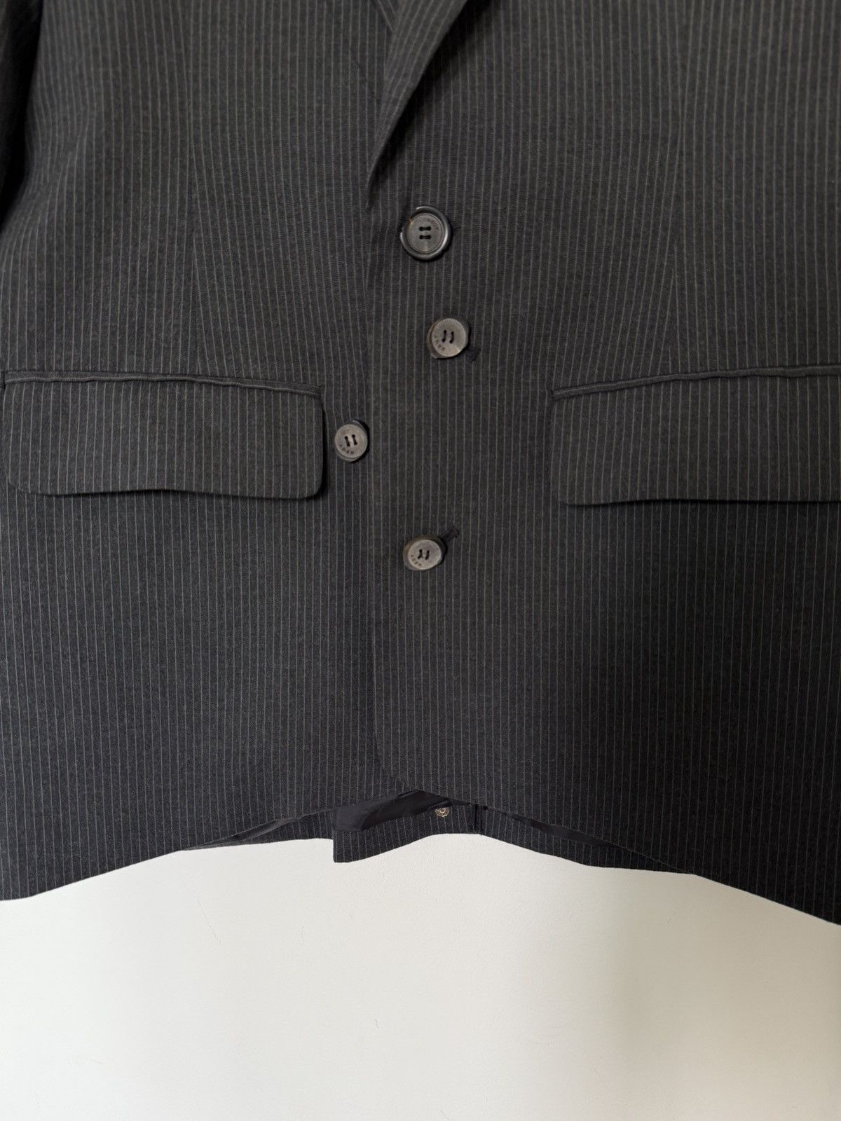 Ader Error Ader Error grey pinstriped blazer design casual relaxed Size US S / EU 44-46 / 1 - 5 Thumbnail