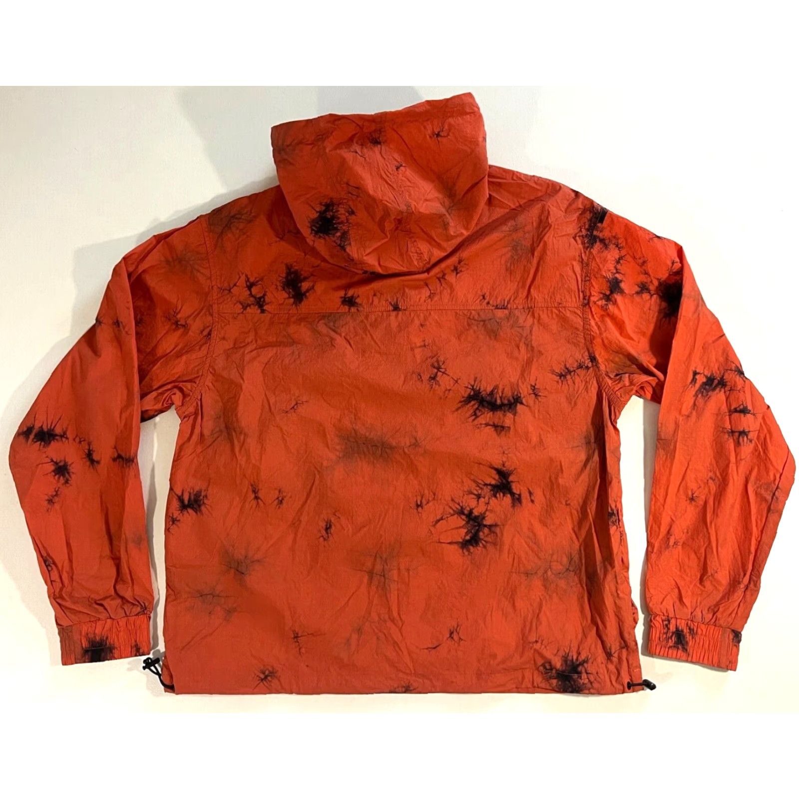 Vintage AlphaStyle Men's Jacket Tie Dye Super Lightweight Anorak Hooded Orange M Mens Streetwear Casual Size M Size US M / EU 48-50 / 2 - 3 Thumbnail