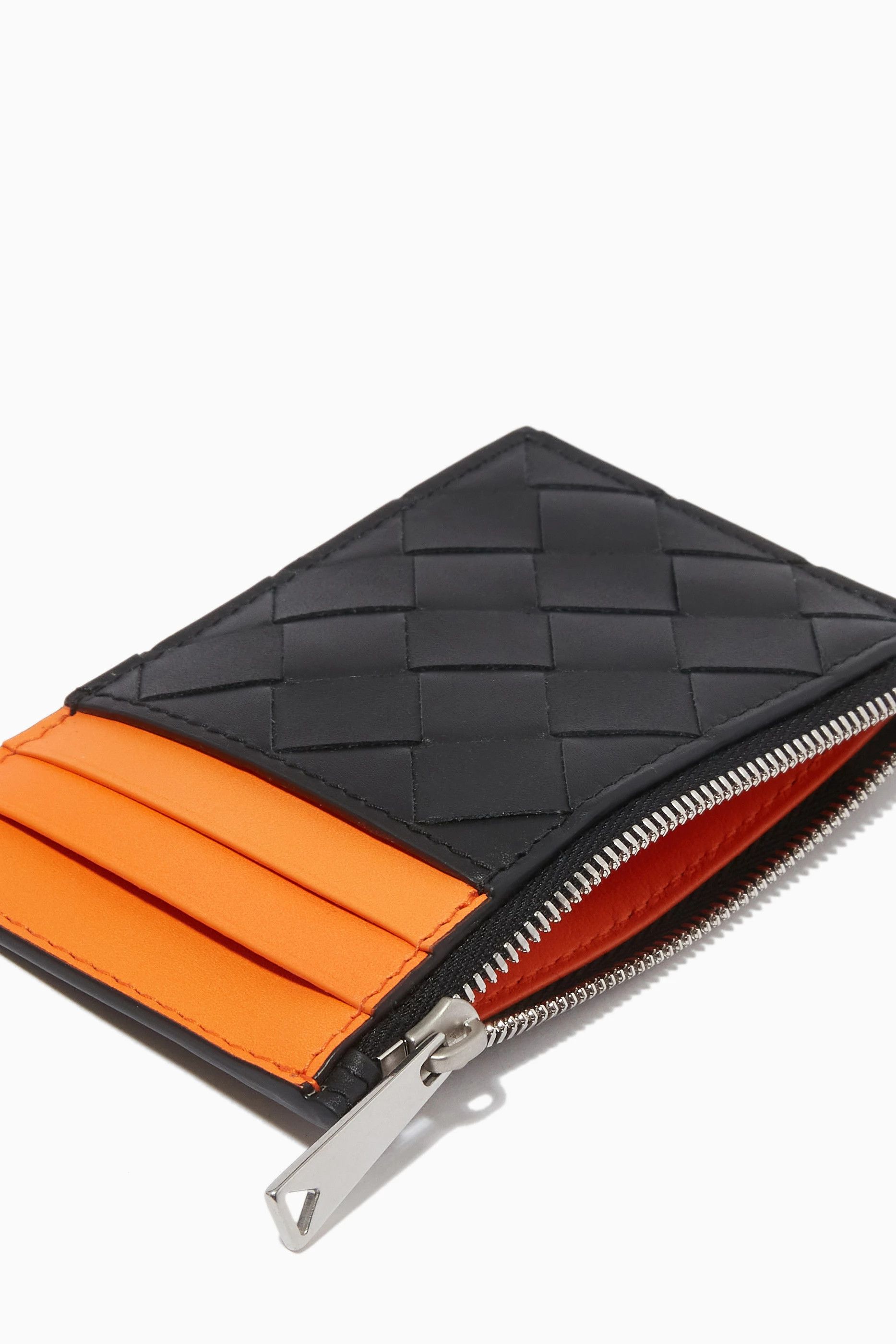 Bottega Veneta o1n1vont0824 Size: OS / Zipped Card Case Leather Black Size ONE SIZE - 3 Thumbnail