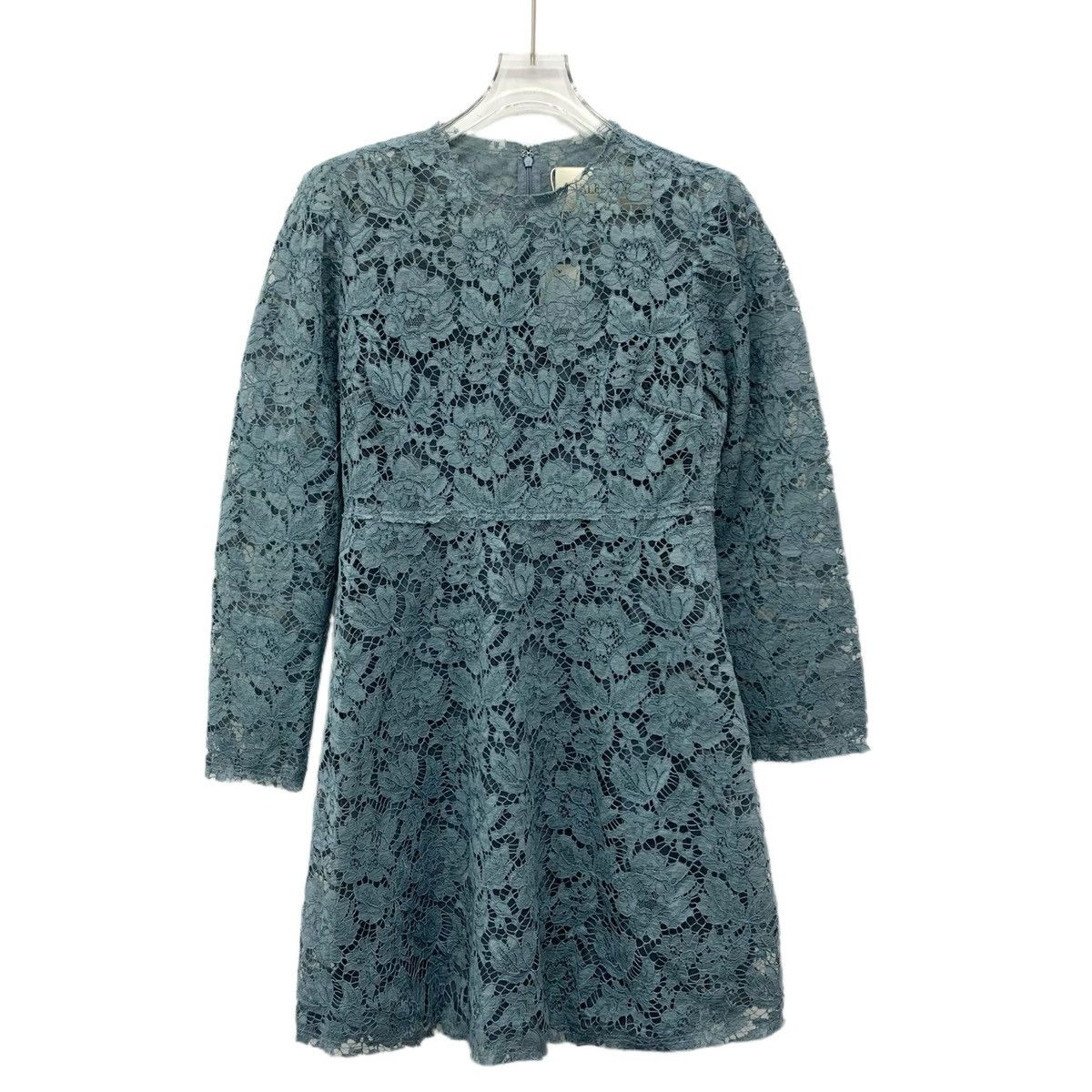 Valentino Valentino Floral Hollow-out Silk Long Sleeve Shirt K26WX Size L / US 10 / IT 46 - 1 Thumbnail
