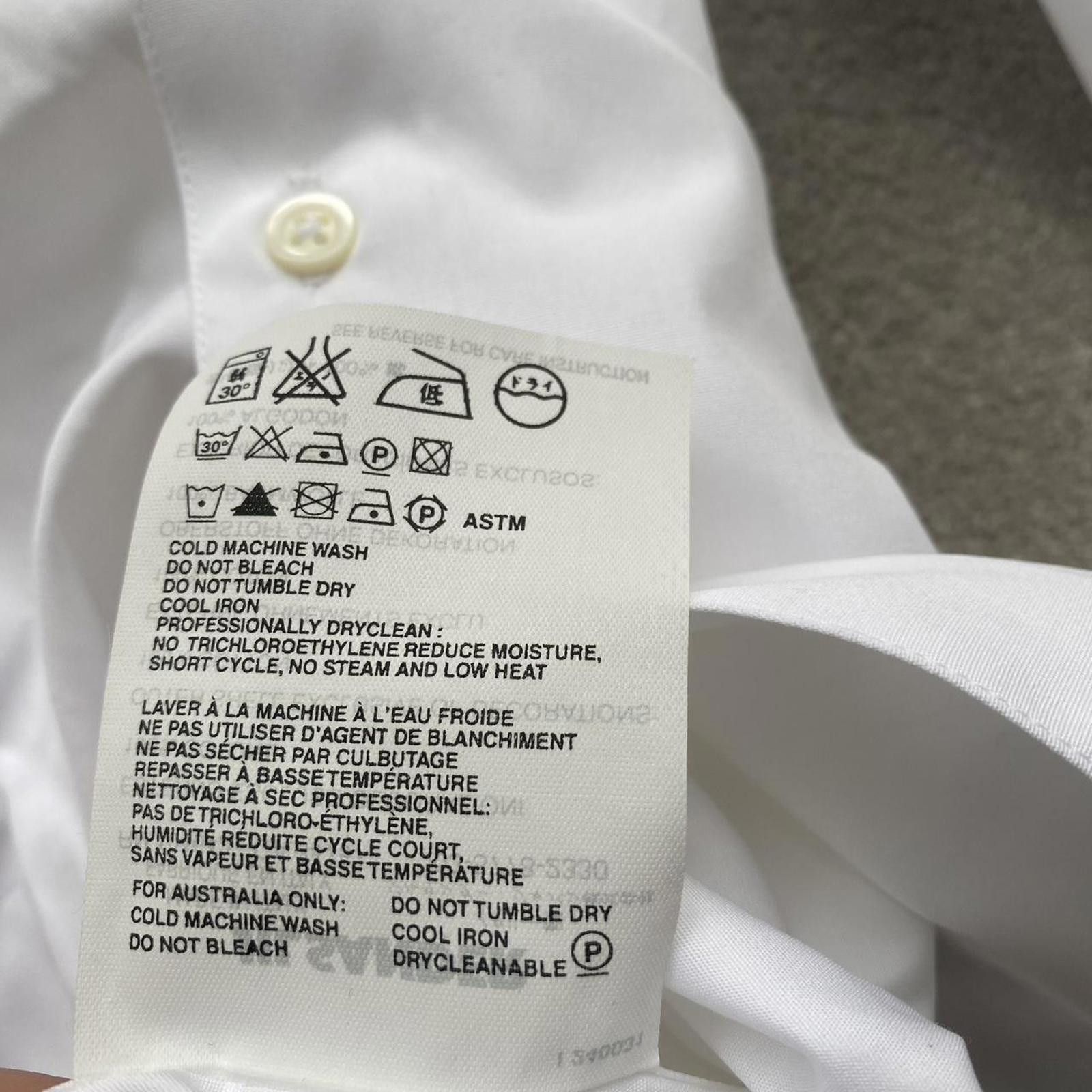 Jil Sander Jil Sander Embroidered Button Down Shirt Size US XL / EU 56 / 4 - 8 Thumbnail