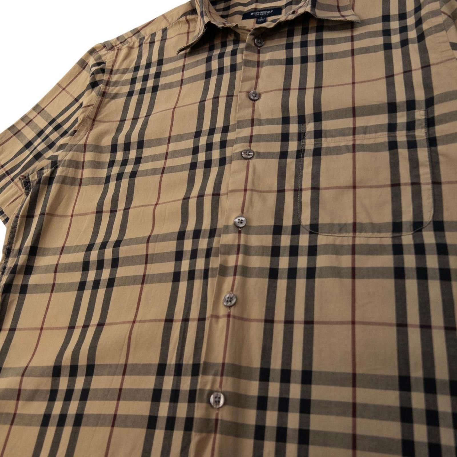 Burberry Vintage Burberry Nova Check Short Sleeve Button Shirt Size S Size US S / EU 44-46 / 1 - 5 Thumbnail