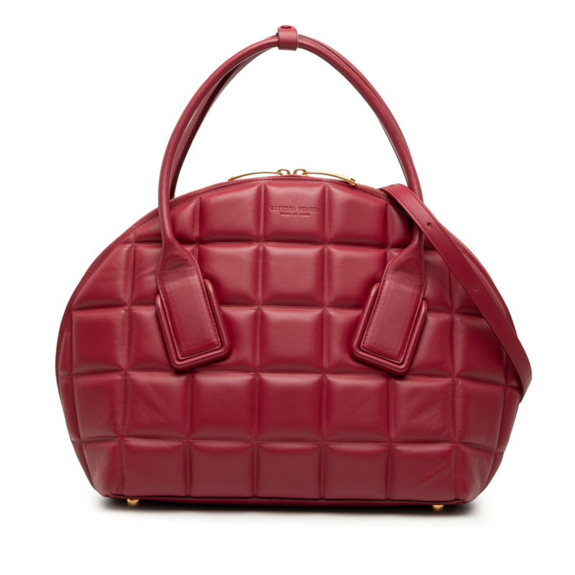 Bottega Veneta Bottega Veneta The Swoop Handbag Shoulder Bag 2-Way Red Leather Women's BOTTEGAVENETA Size ONE SIZE - 1 Thumbnail