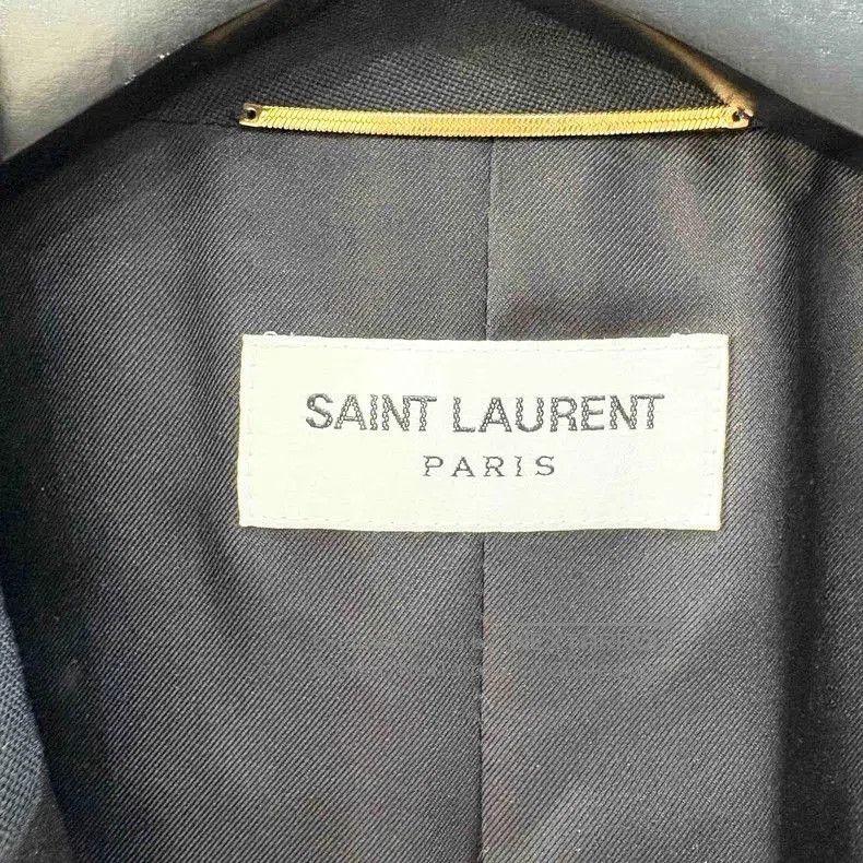 Yves Saint Laurent YSL 23 New Black Double-Breasted Blazer. Size US M / EU 48-50 / 2 - 3 Thumbnail
