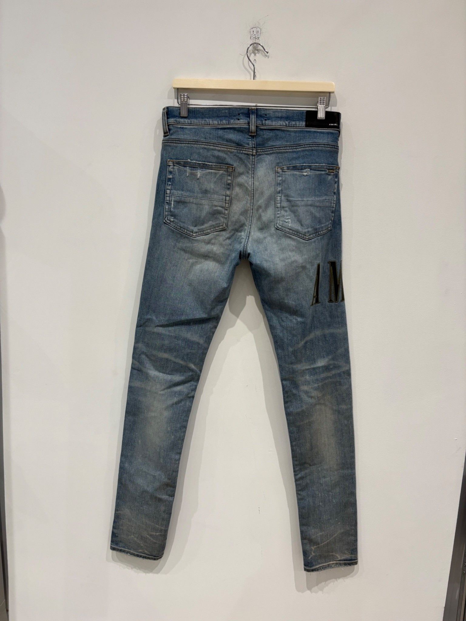 Amiri Amiri Core Applique Denim Jeans Clay Indigo Size US 32 / EU 48 - 2 Thumbnail