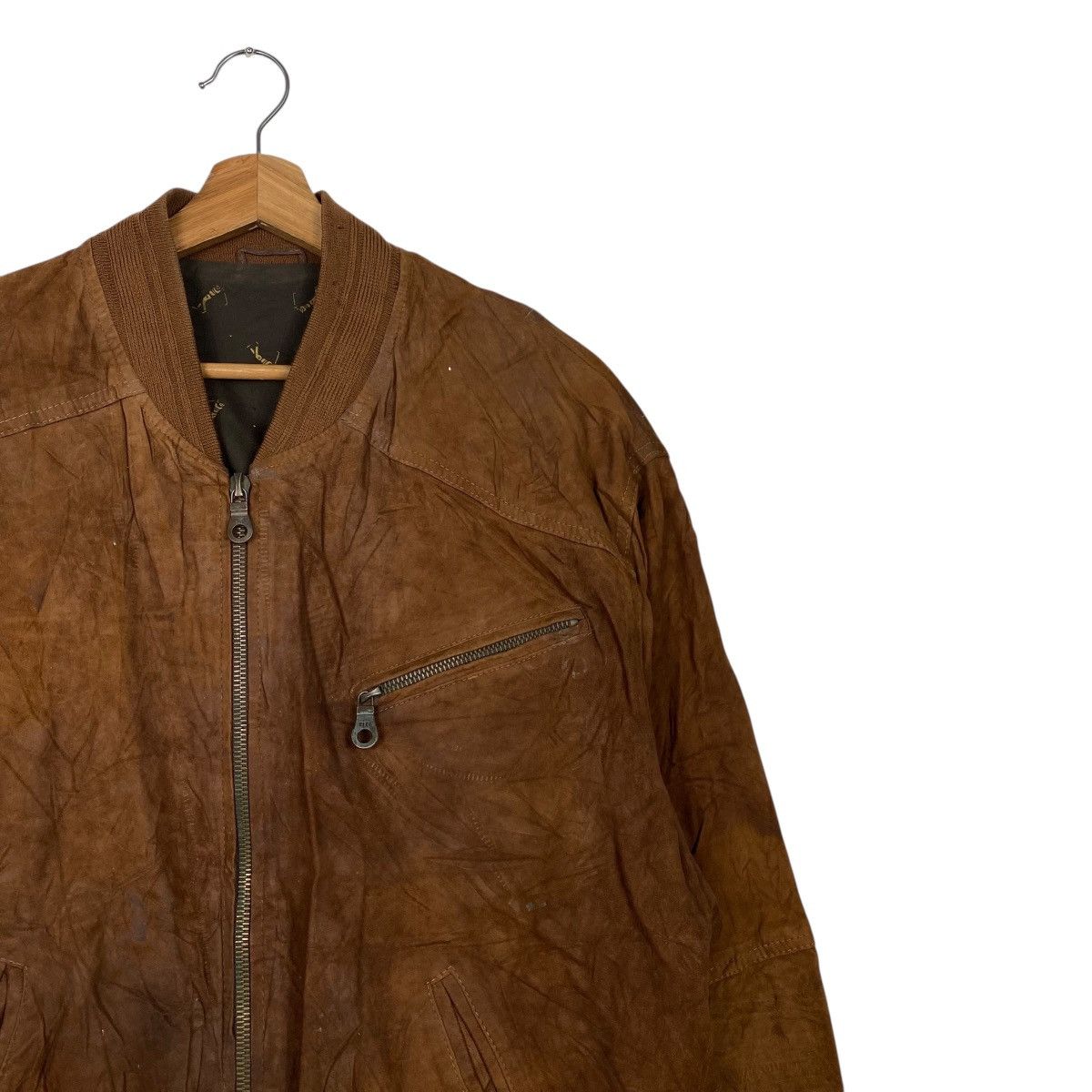 Other Vintage suede leather bomber jacket Size US M / EU 48-50 / 2 - 5 Thumbnail