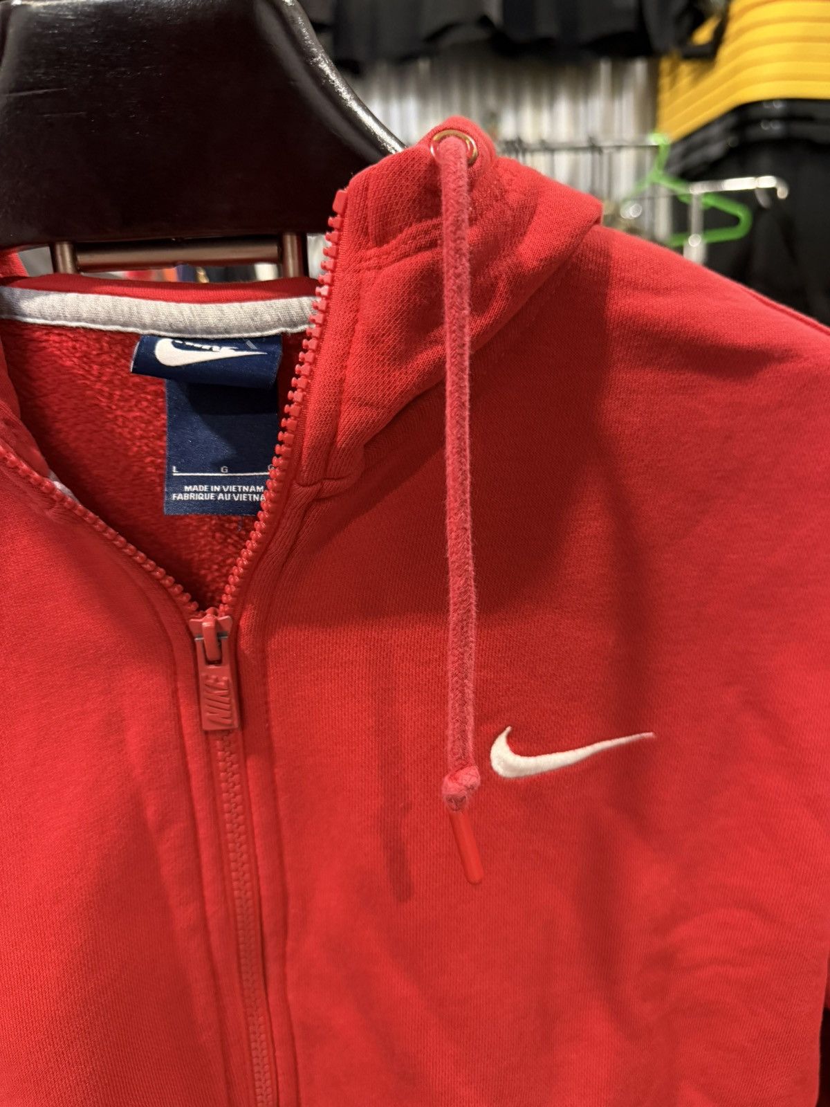 Nike Red Nike Zip Up Jacket L Size US L / EU 52-54 / 3 - 2 Thumbnail
