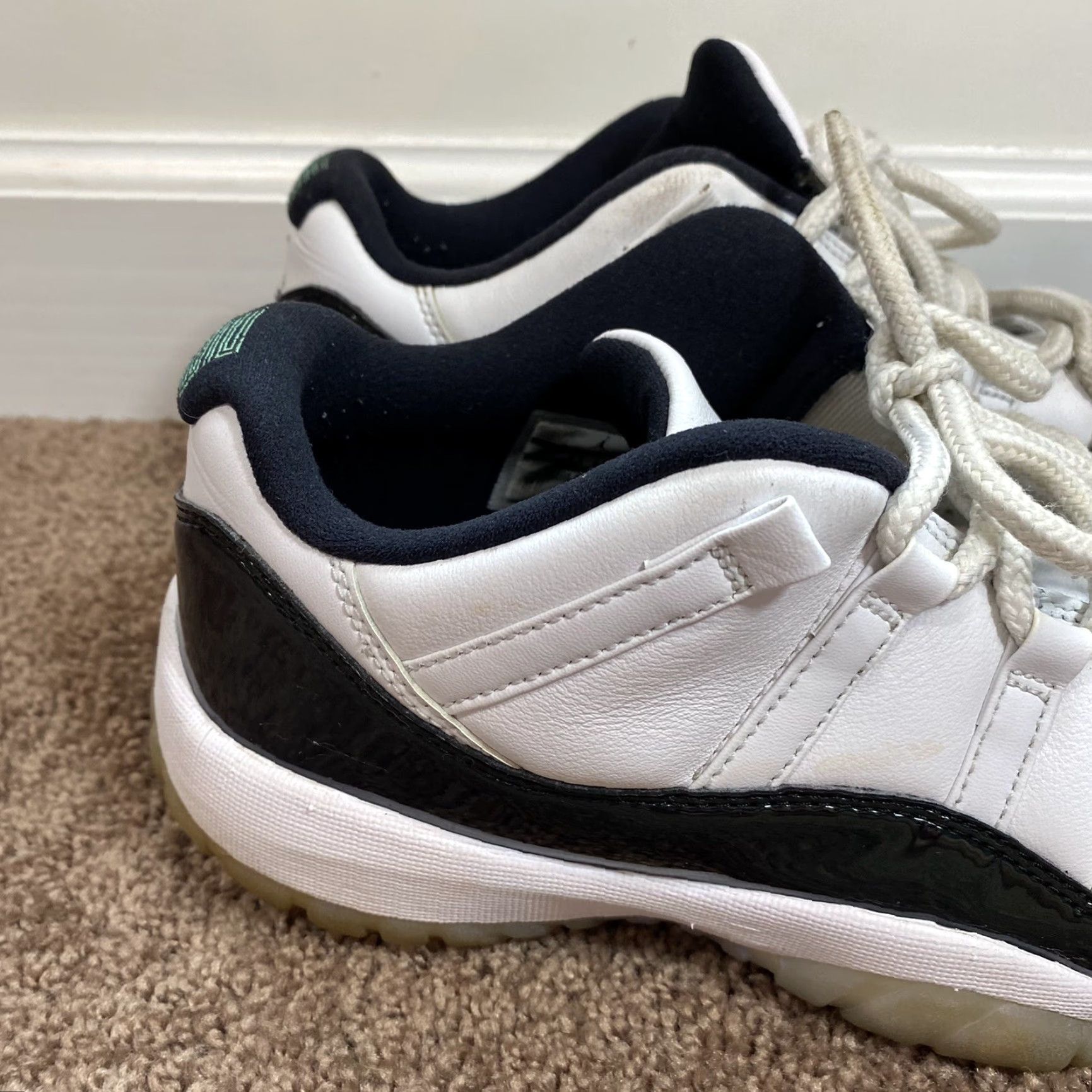 Nike Nike Air Jordan 11 Retro Low Sneakers Mens 10.5 Basketball Casual Low Top Emerald Easter 528895-145 Size US 11 / EU 44 - 2 Thumbnail