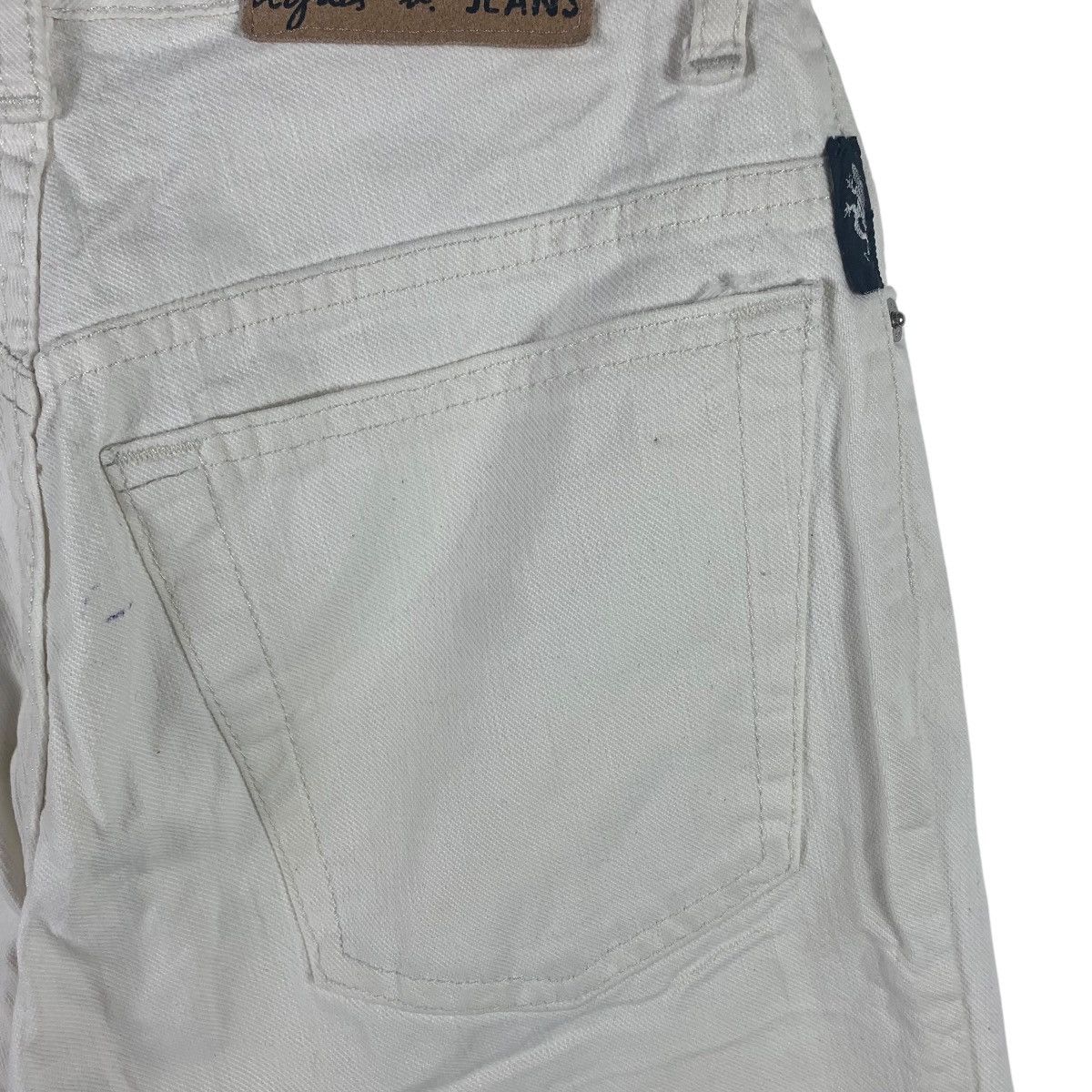Designer × agnes b. Vintage AGNES B Paris white colour jeans Size 25" / US 0 / IT 36 - 16 Thumbnail