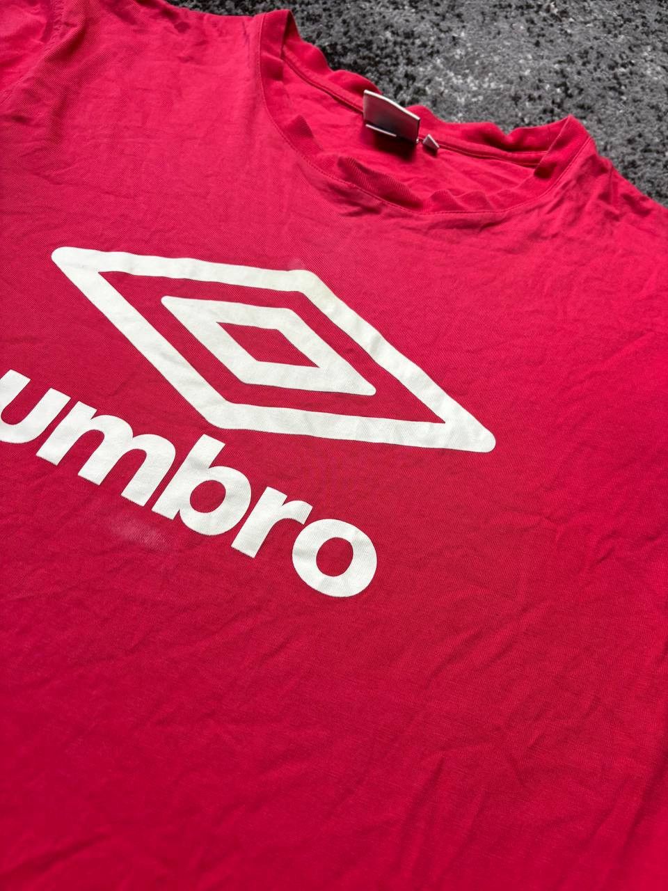 Umbro × Vintage Vintage 90s Umbro Big Logo T Shirt Size US XL / EU 56 / 4 - 2 Thumbnail