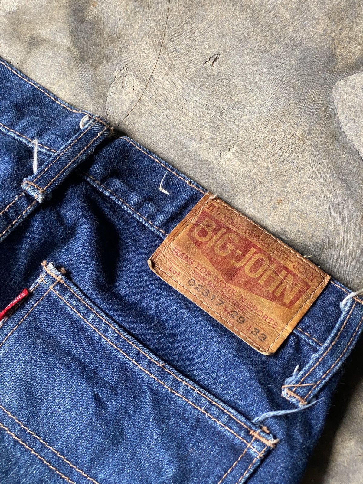 Big John BIGJHON SUPER FLARE BELL BOTTOM SCOVILL BUSHPANTS Size US 27 - 5 Thumbnail