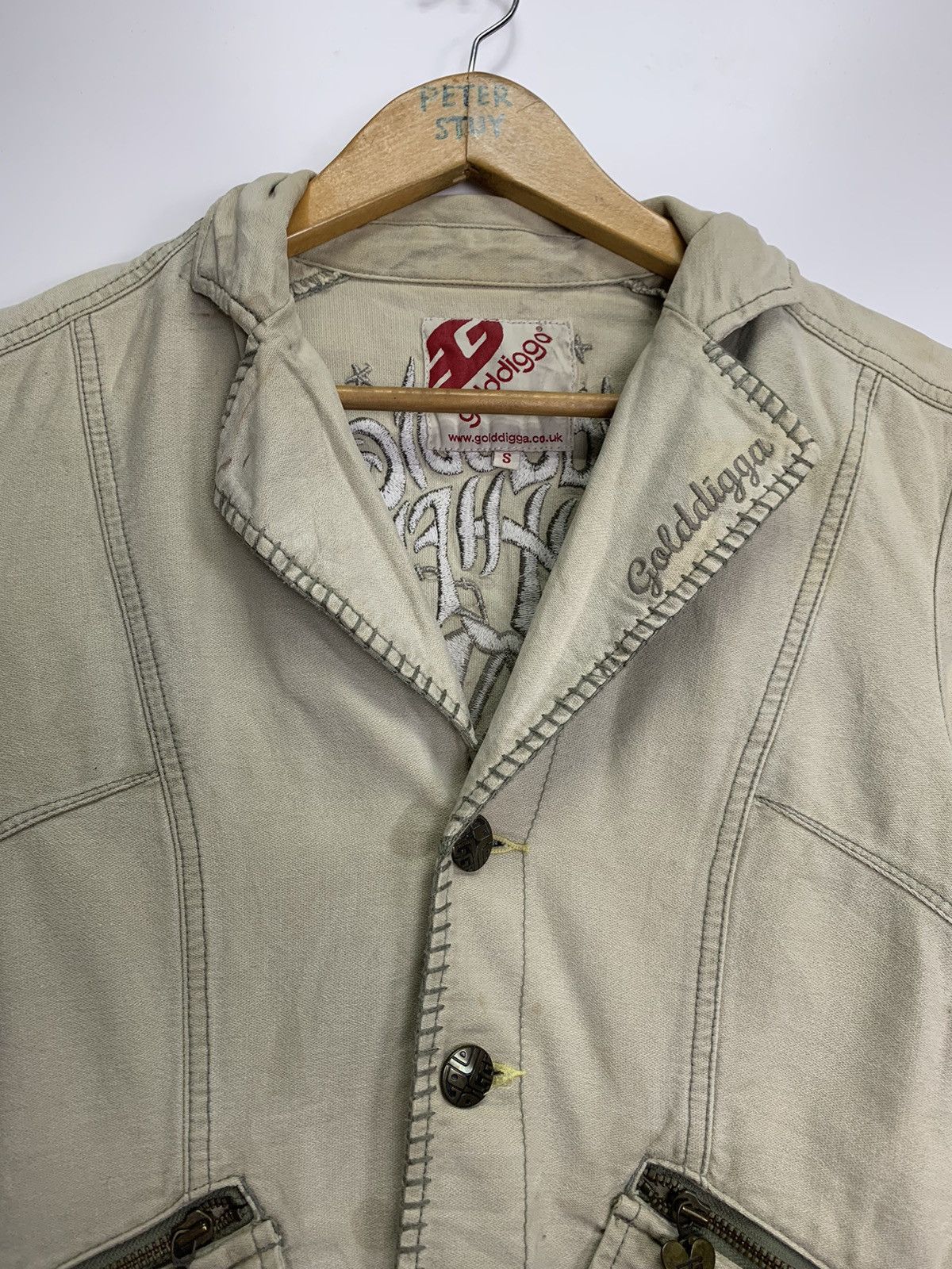 Japanese Brand × Vintage Golddigga cotton jacket Size US S / EU 44-46 / 1 - 3 Thumbnail